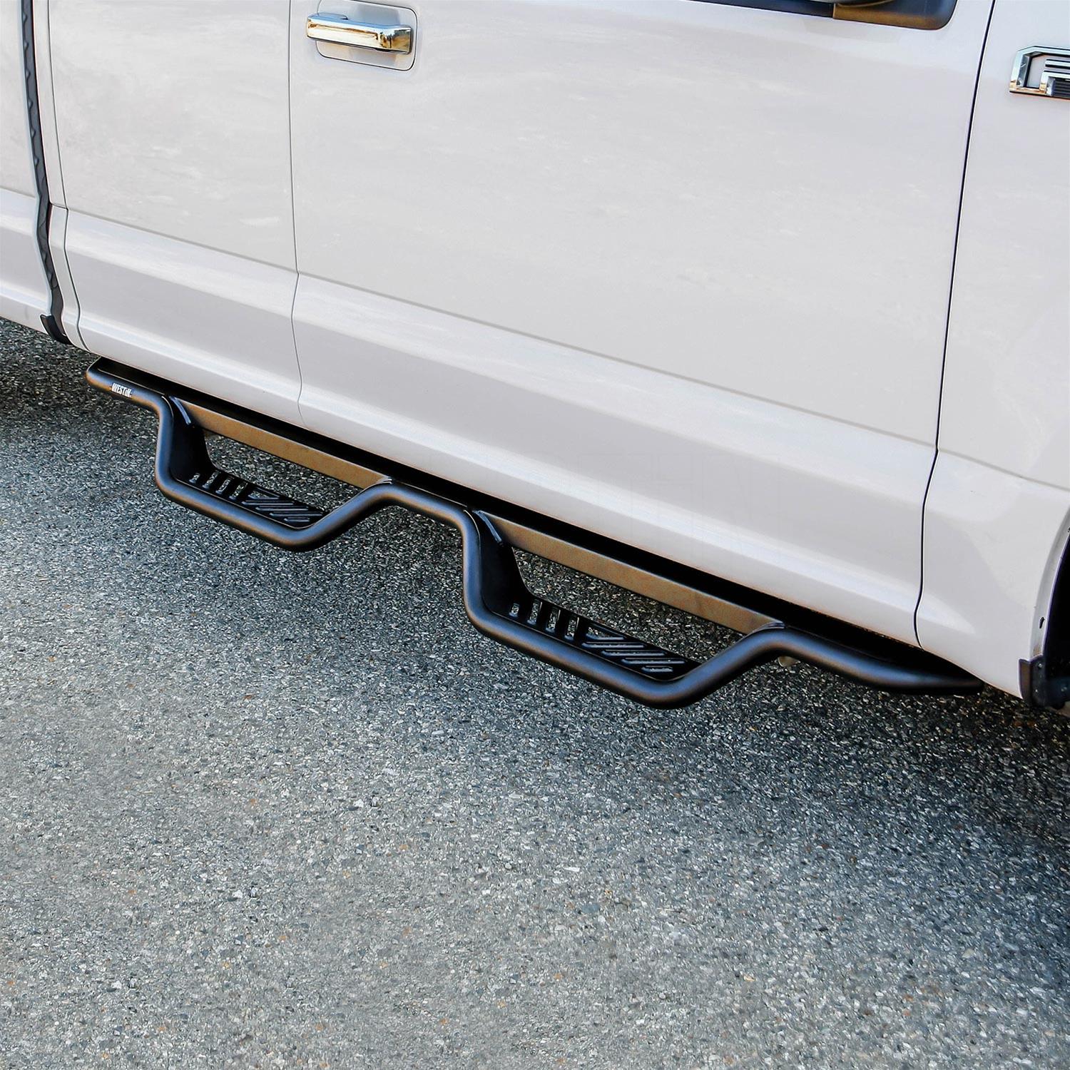 Westin Outlaw Step Bars for 2017-2025 F-350 SUPER DUTY, F-250 2015-2025 F-150 - 20-13935 Drop Nerf Bars, Ford, SuperCab 2015-2023; F-250/350 SuperCab 2017-2022, Text Black thumbnail 8
