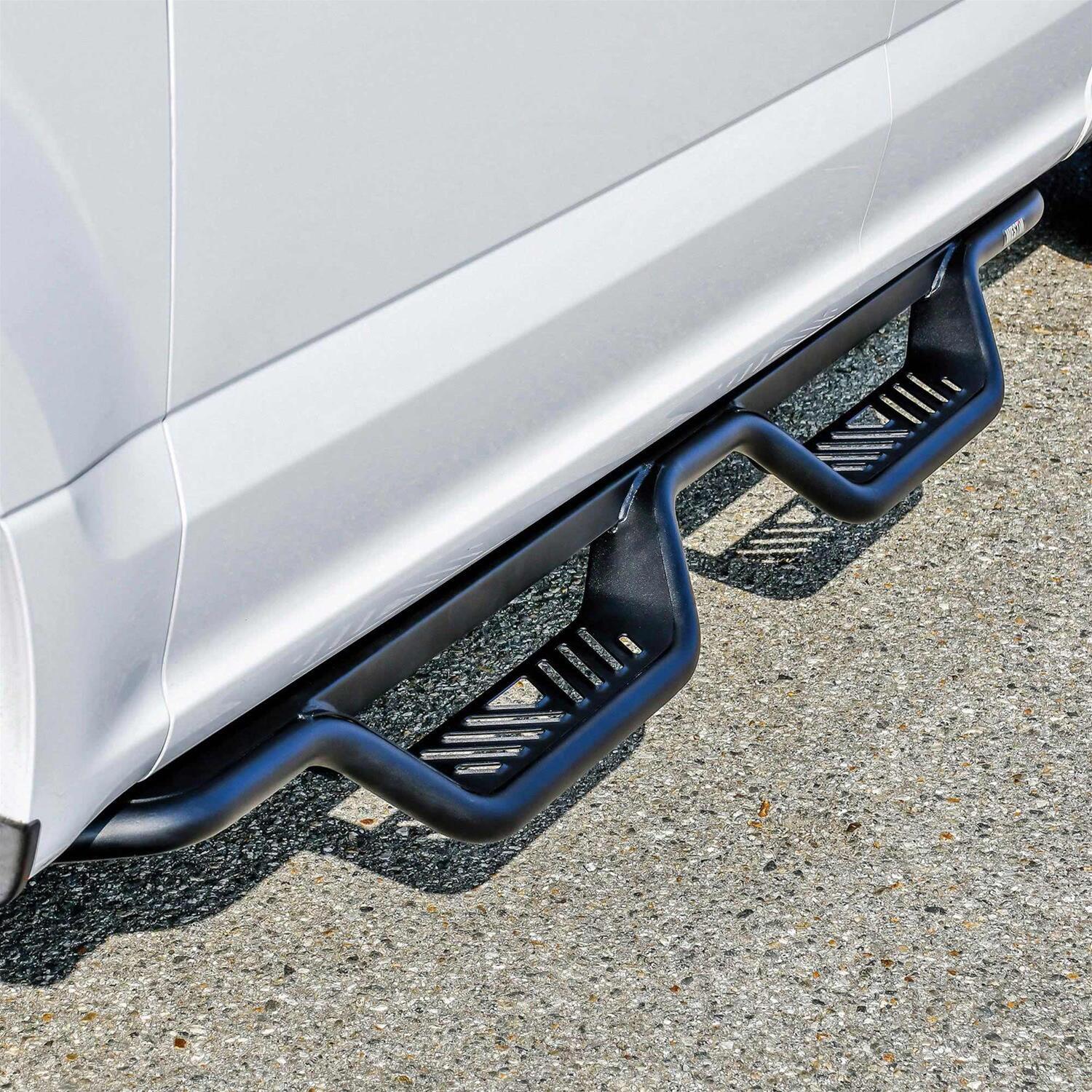 Westin Outlaw Step Bars for 2017-2025 F-350 SUPER DUTY, F-250 2015-2025 F-150 - 20-13935 Drop Nerf Bars, Ford, SuperCab 2015-2023; F-250/350 SuperCab 2017-2022, Text Black thumbnail 6