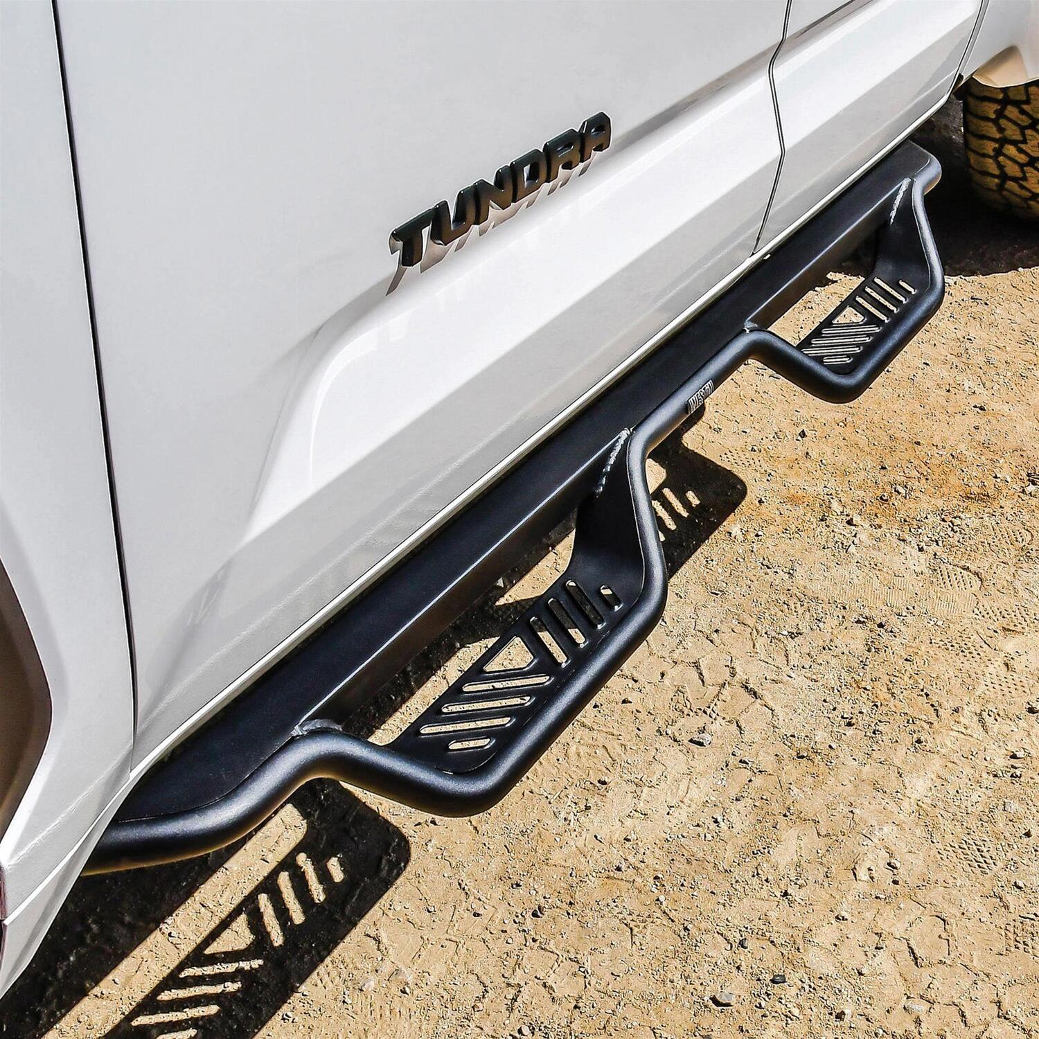Westin 2022+ Toyota Tundra Double Cab Outlaw Nerf Step Bars - Textured Black