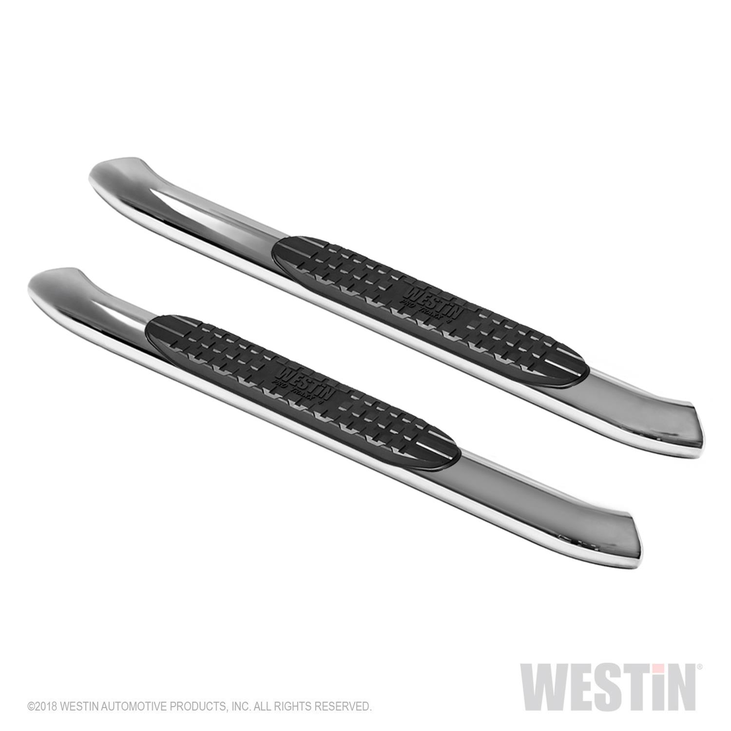 Westin 18-22 Jeep Wrangler JL 2dr PRO TRAXX 4 Oval Nerf Step Bars - SS thumbnail 3