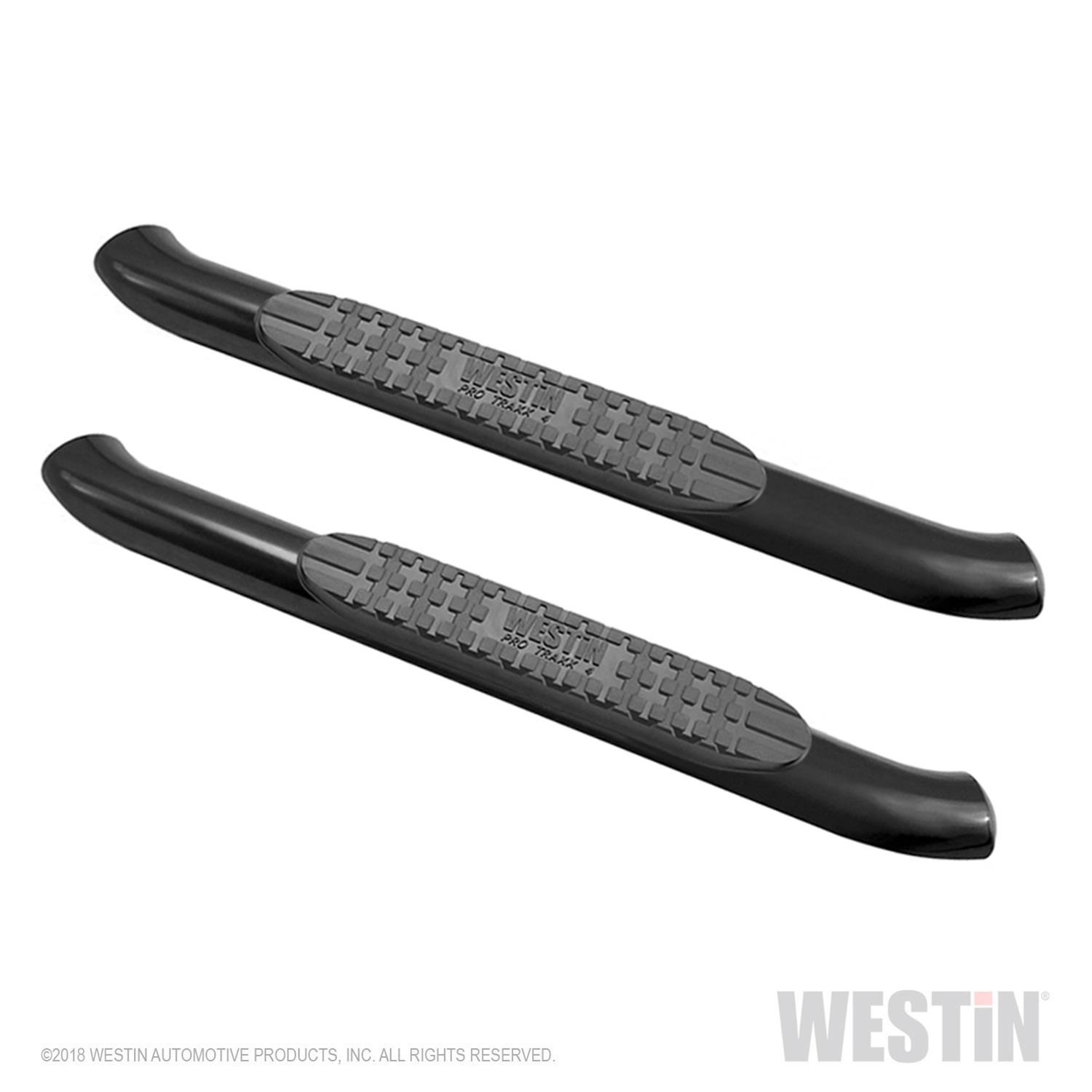 Westin 18-20 Jeep Wrangler JL 2DR PRO TRAXX 4 Oval Nerf Step Bars - Textured Black thumbnail 4