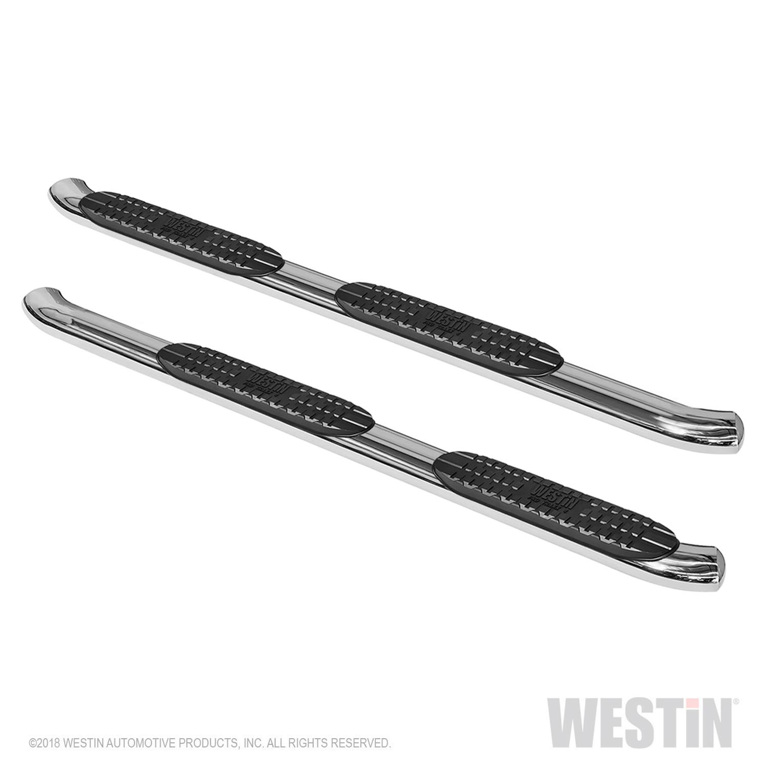 Westin 18-23 Jeep Wrangler JLU 4dr PRO TRAXX 4 Oval Nerf Step Bars - SS thumbnail 2