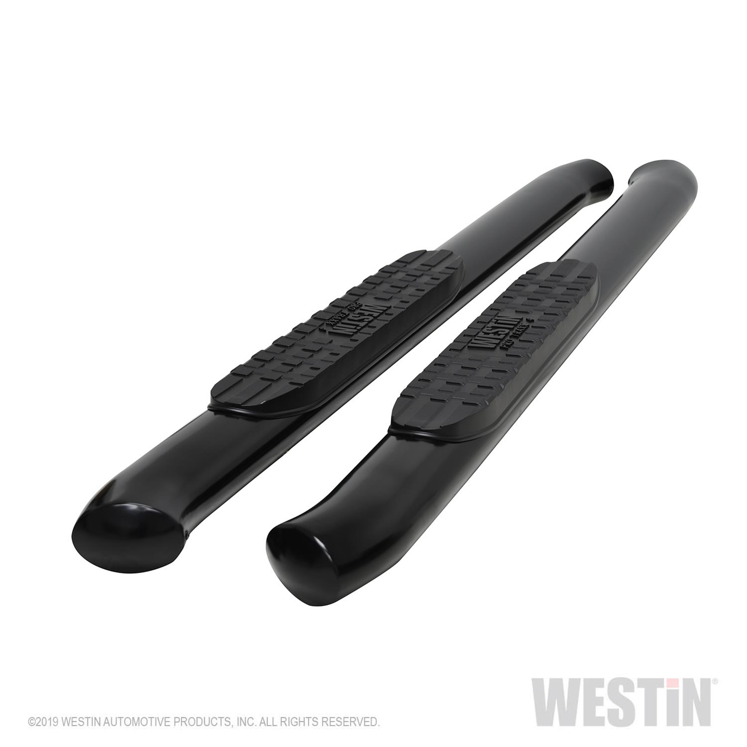 Westin 19-20 Chevrolet Silverado / GMC Sierra 1500 Reg Cab PRO TRAXX 4 Oval Nerf Step Bars - Black thumbnail 4
