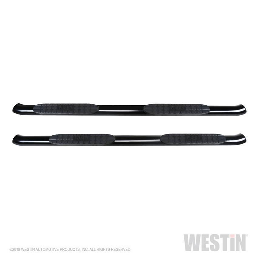 Westin 2019-2026 Chevy Silverado/Sierra 1500 Crew Cab Non LD PRO TRAXX 4 Oval Nerf Step Bars - Black thumbnail 3
