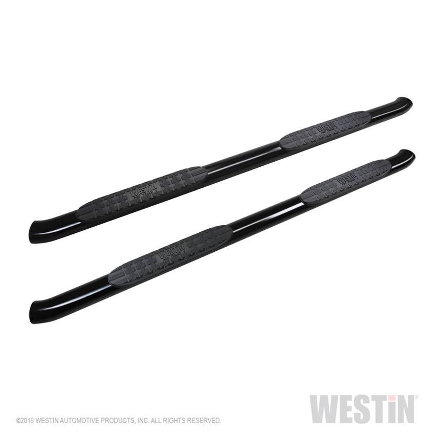 Westin 2019-2026 Chevy Silverado/Sierra 1500 Crew Cab Non LD PRO TRAXX 4 Oval Nerf Step Bars - Black thumbnail 2