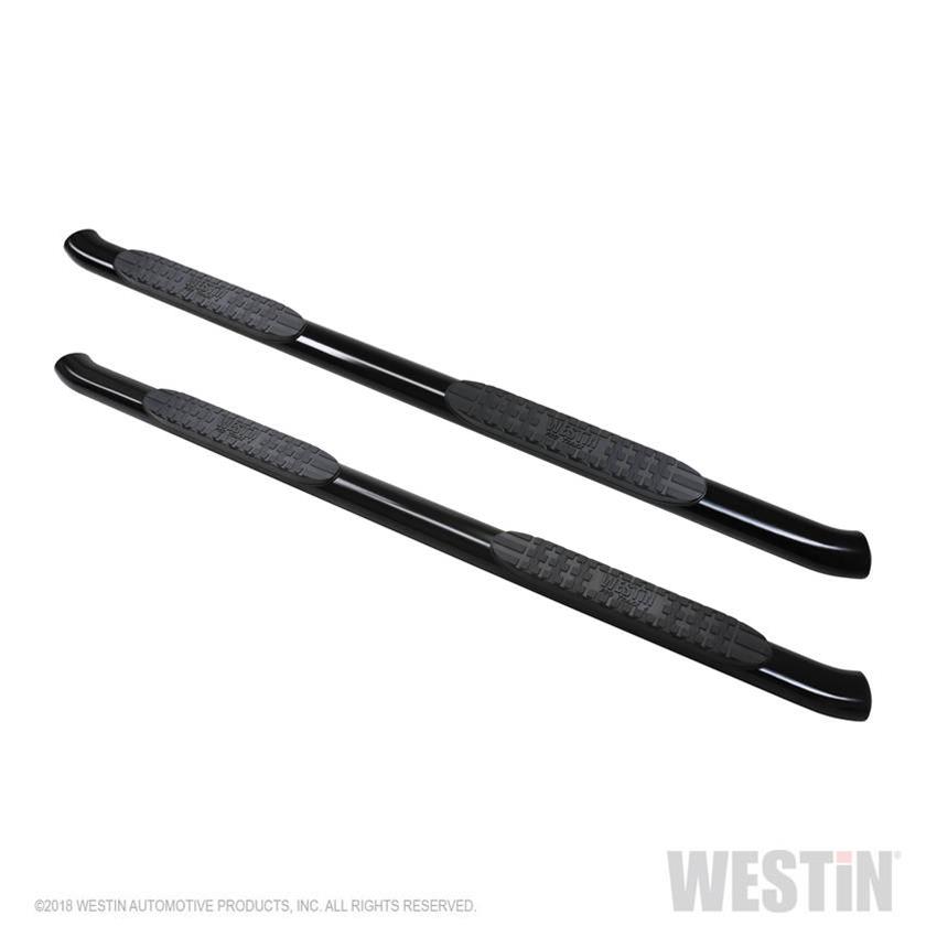 Westin 2019-2026 Chevy Silverado/Sierra 1500 Crew Cab Non LD PRO TRAXX 4 Oval Nerf Step Bars - Black