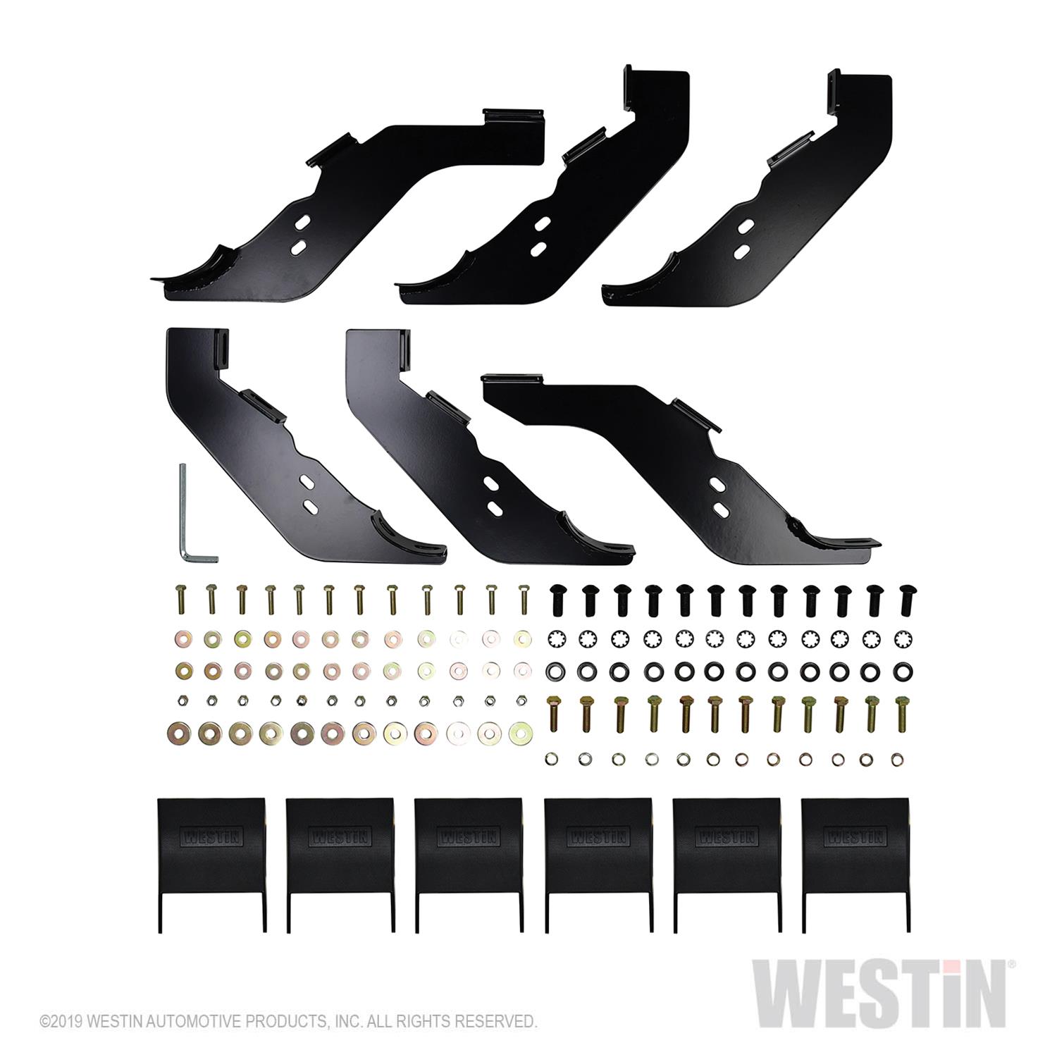 Westin 2019 Ford Ranger Supercrew PRO TRAXX 4 Oval Nerf Step Bars - Black thumbnail 2