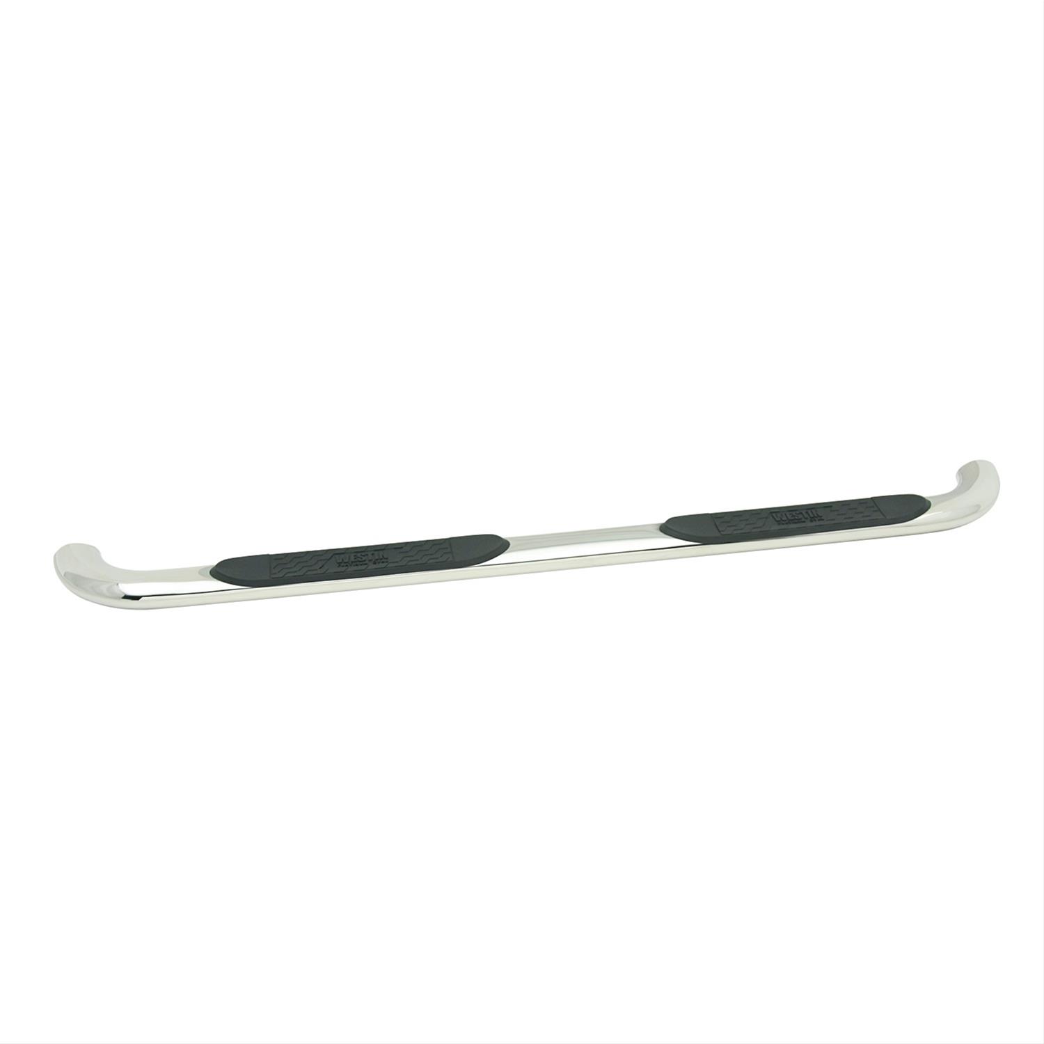 Westin Platinum Series Oval Step Bars 21-3940 Bars, Nerf Bars, Series, Oval, Stainless Steel, Polished, 4 in. Diameter, Ford, Pair
