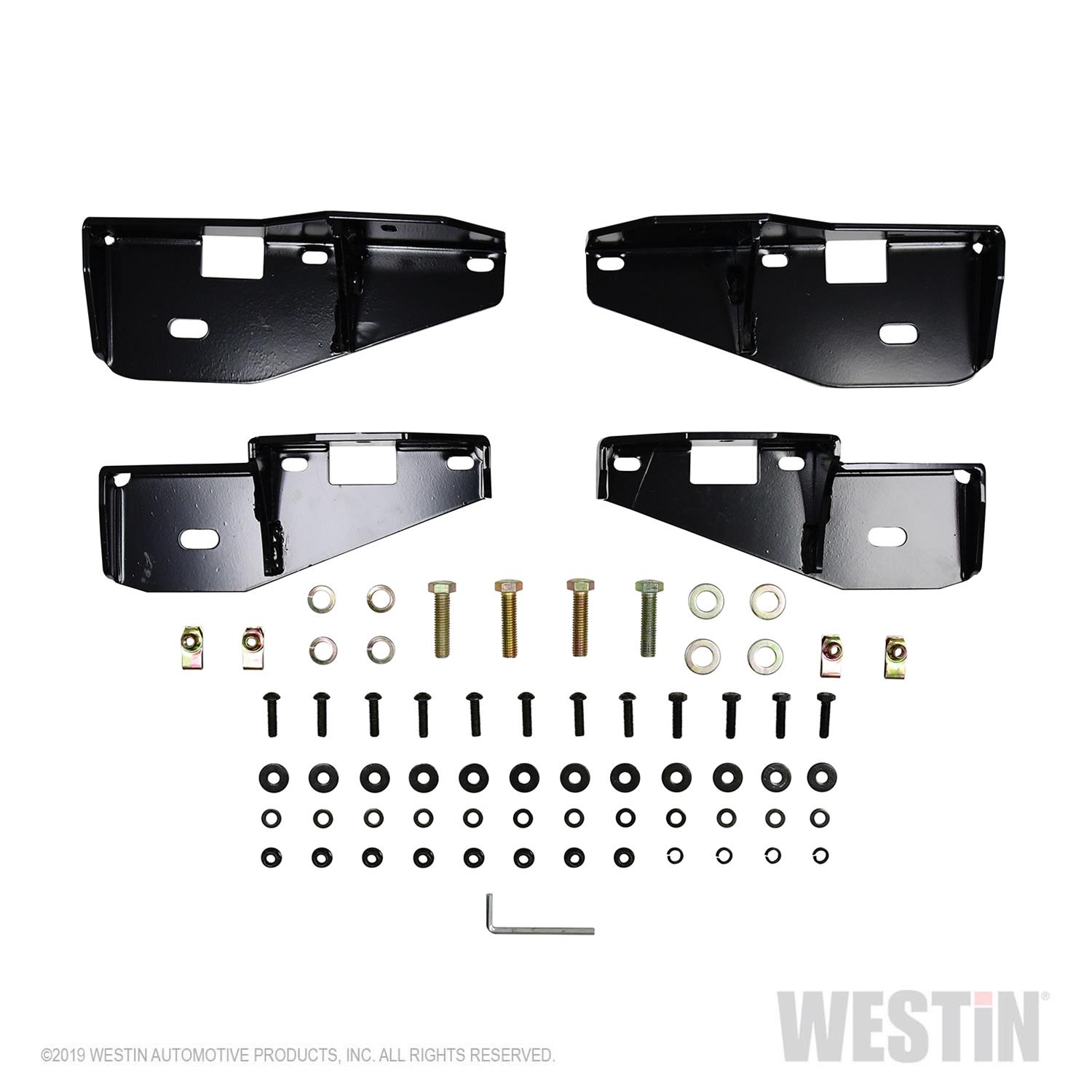 Westin 18-22 Jeep Wrangler JLU 4dr Platinum 4 Oval Nerf Step Bars - Tex. Blk thumbnail 5