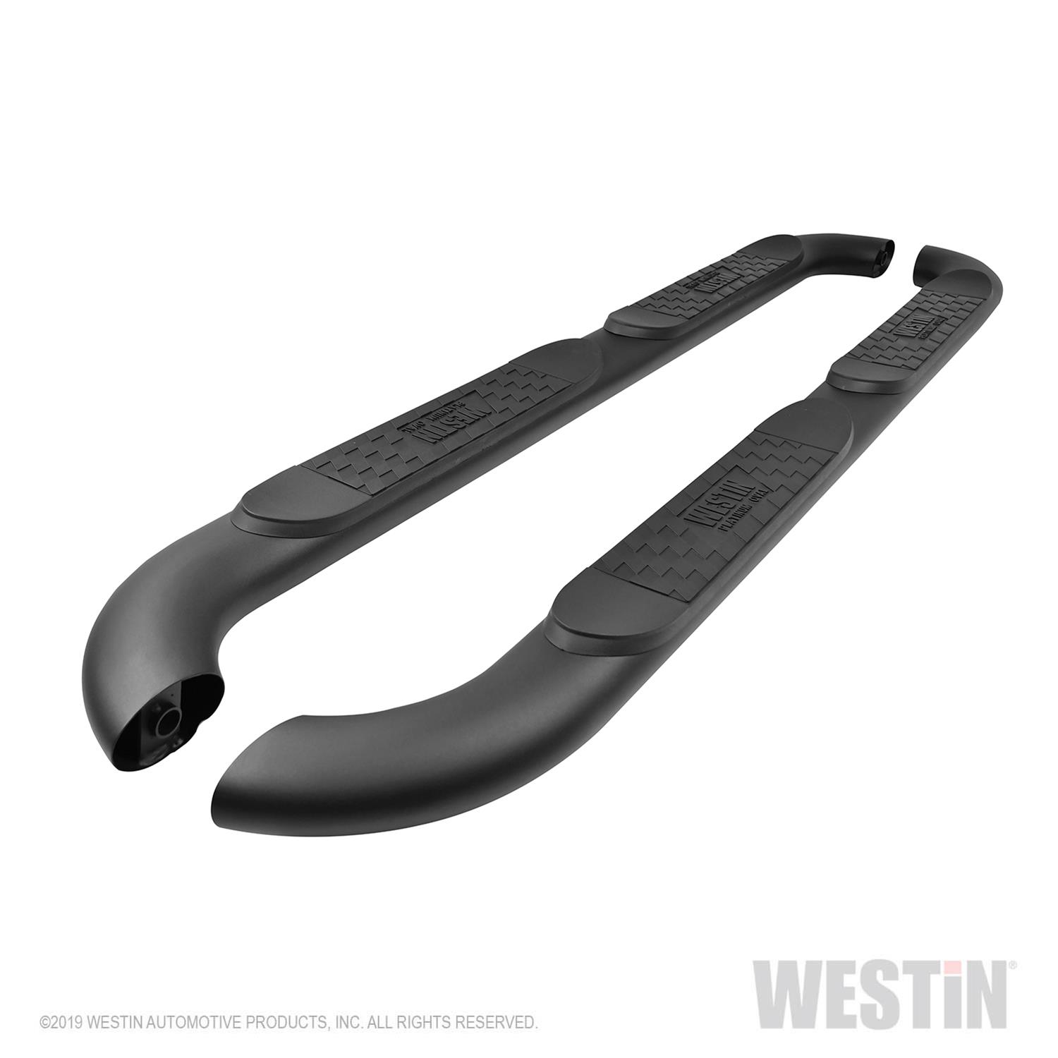Westin 18-22 Jeep Wrangler JLU 4dr Platinum 4 Oval Nerf Step Bars - Tex. Blk thumbnail 6