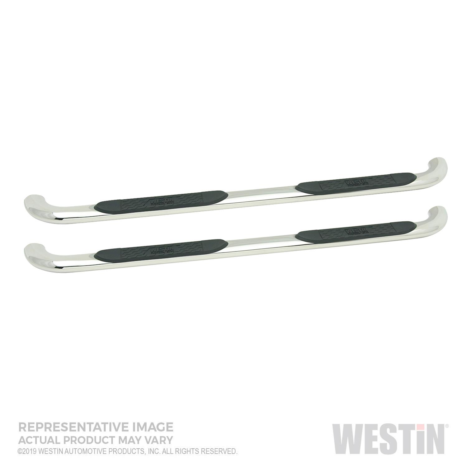 Westin 19-22 Chevrolet Silverado 1500 DC Platinum 4 Oval Nerf Step Bars - SS thumbnail 2