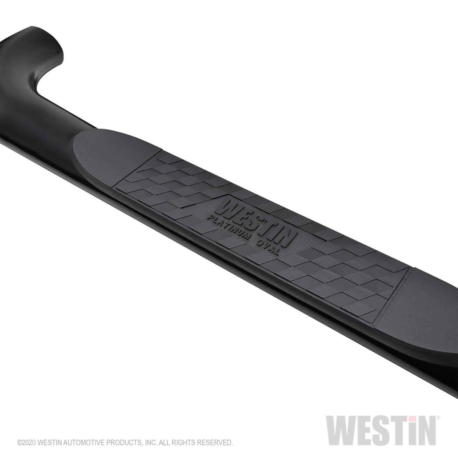 Westin 2020 Jeep Gladiator Platinum 4 Oval Nerf Step Bars - Black thumbnail 6