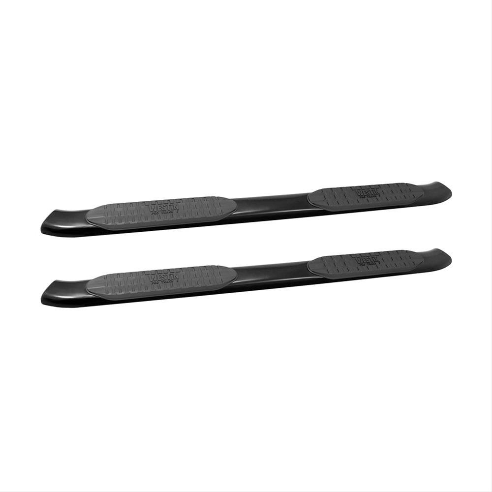 Westin 99-16 Ford F-250/350/450/550 Crew (8 ft bed) PRO TRAXX 5 WTW Oval Nerf Step Bars - Blk