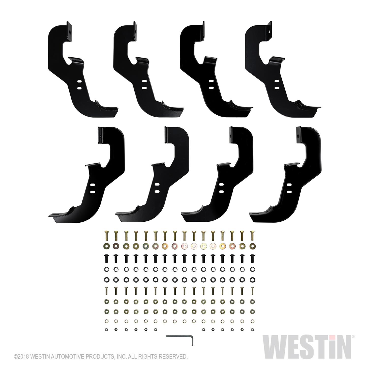 Westin 2019 Chevrolet Silverado/Sierra 1500 CC (5.5ft) PRO TRAXX 5 WTW Oval Nerf Step Bars - SS thumbnail 2