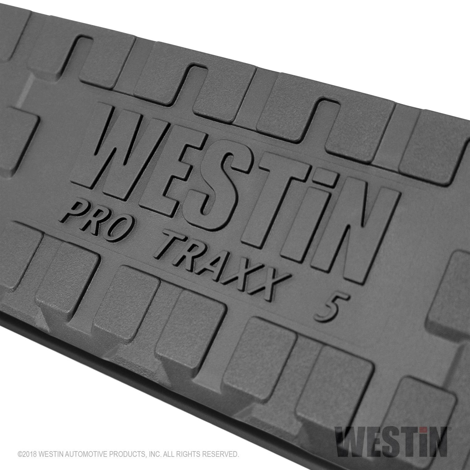 Westin 2019 Chevrolet Silverado/Sierra 1500 CC (5.5ft) PRO TRAXX 5 WTW Oval Nerf Step Bars - Black thumbnail 5