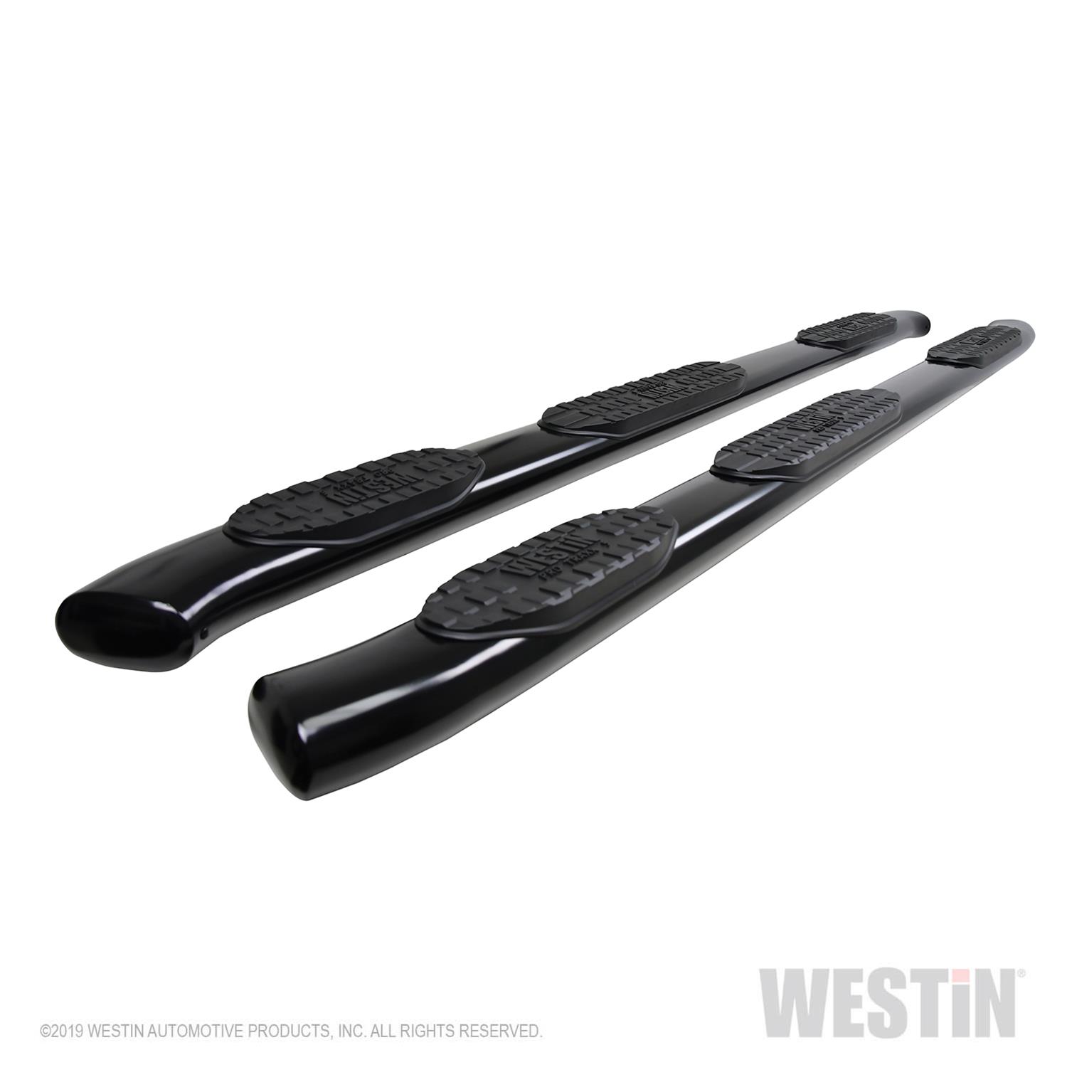 Westin 2019 Chevrolet Silverado Double Cab w/ 6.5in Bed PRO TRAXX 5 W2W Oval Nerf Step Bars - Black thumbnail 7