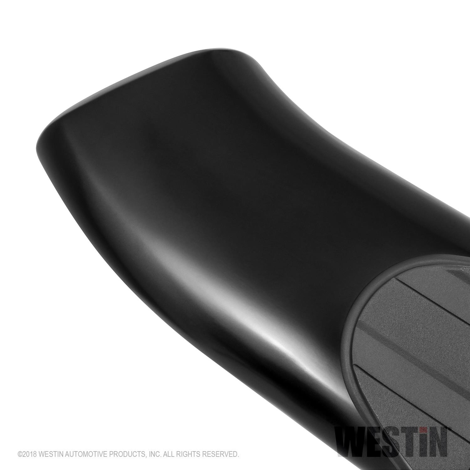 Westin 2019 Chevrolet Silverado Double Cab w/ 6.5in Bed PRO TRAXX 5 W2W Oval Nerf Step Bars - Black thumbnail 6