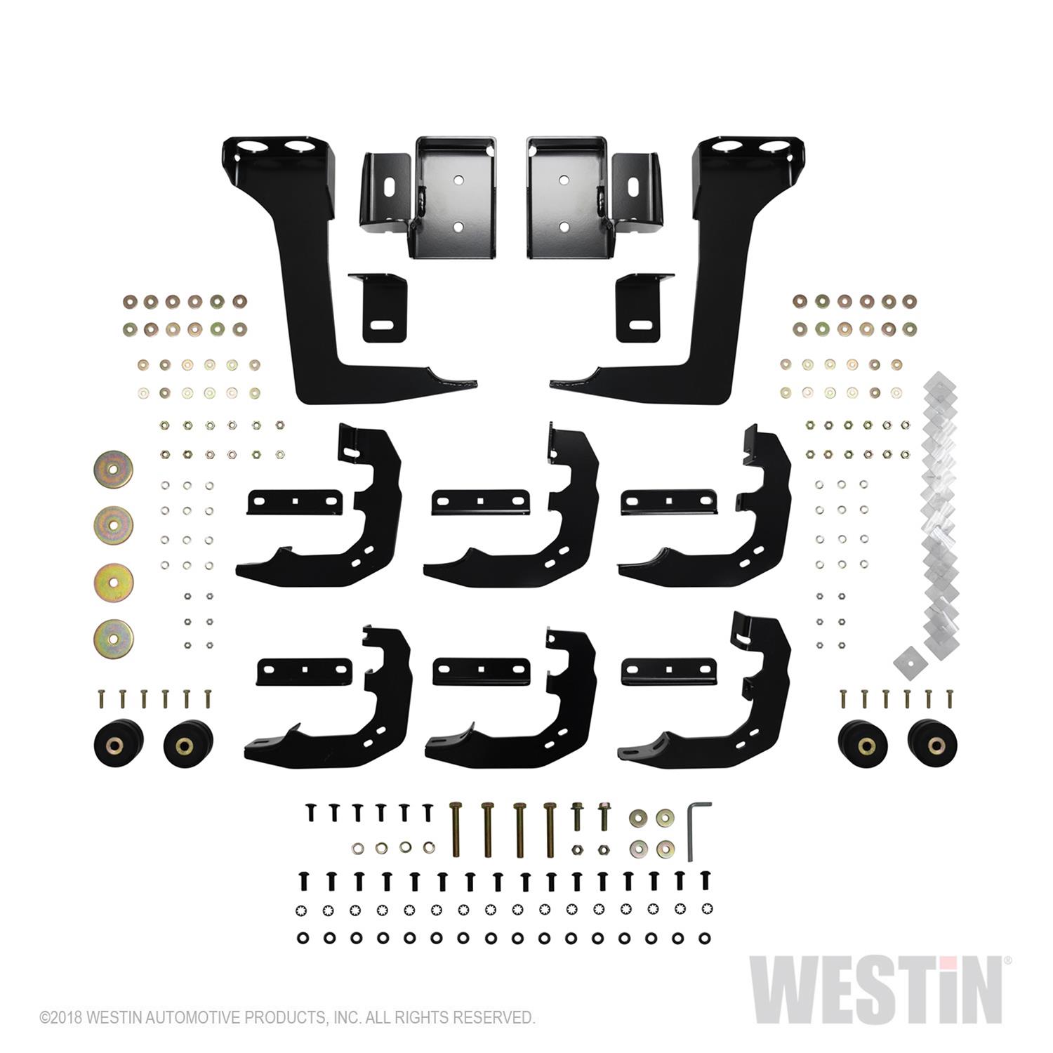 Westin 2019 Ram 1500 Crew Cab w/ 6.5ft Bed PRO TRAXX 5 W2W Oval Nerf Step Bars - Black thumbnail 3
