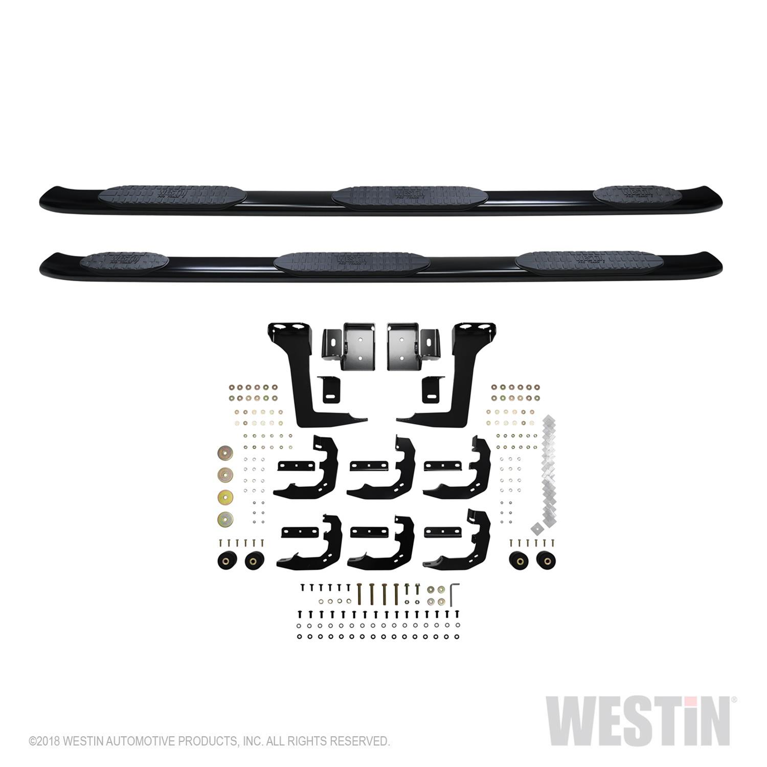 Westin 2019 Ram 1500 Crew Cab w/ 6.5ft Bed PRO TRAXX 5 W2W Oval Nerf Step Bars - Black thumbnail 5