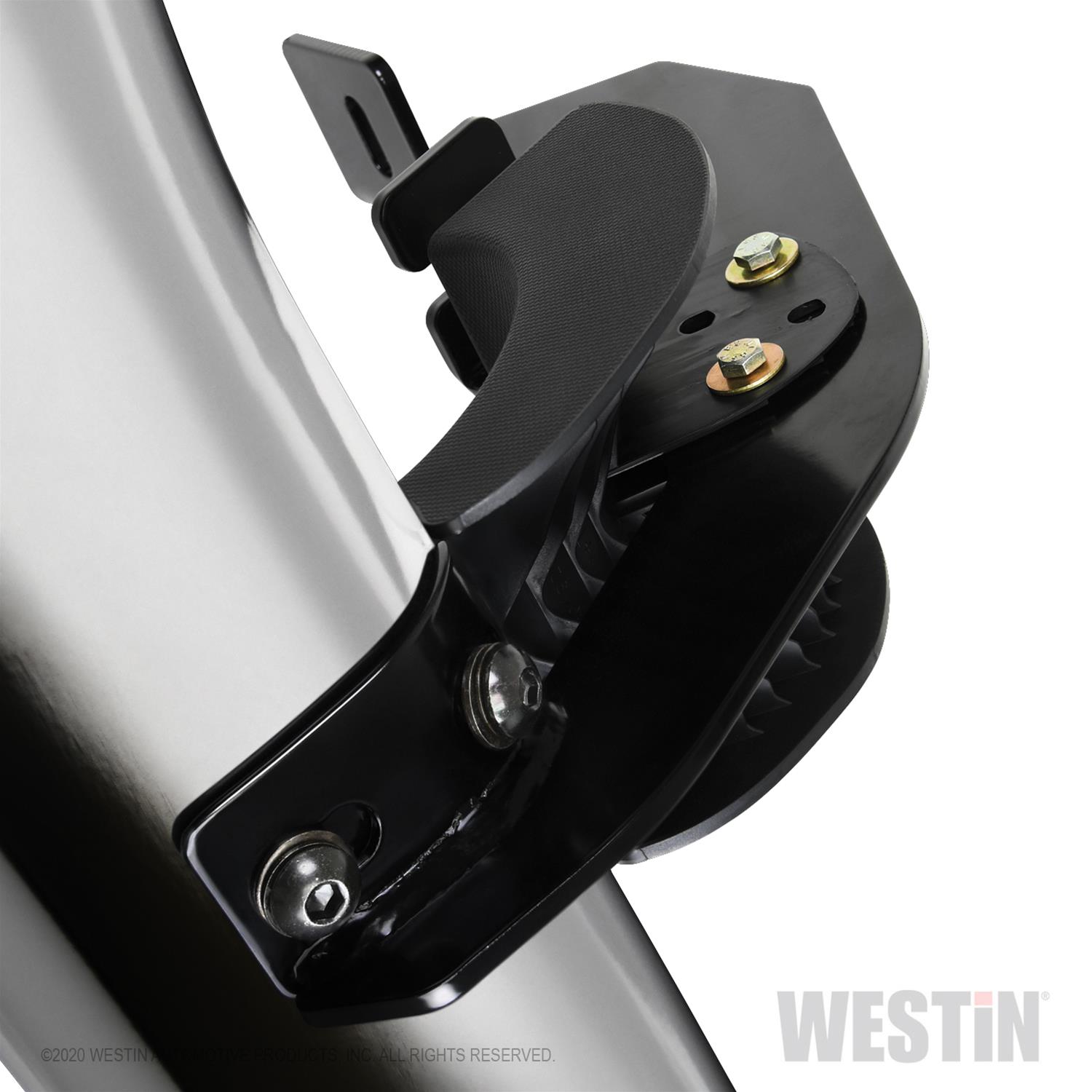 Westin 2020 Chevy Silverado 2500 Crew Cab (6.5ft Bed) PRO TRAXX Nerf Step Bars - Stainless Steel thumbnail 3