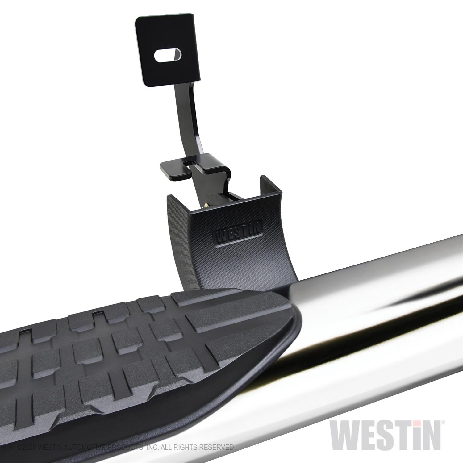 Westin 2020 Chevy Silverado 2500 Crew Cab (6.5ft Bed) PRO TRAXX Nerf Step Bars - Stainless Steel thumbnail 4