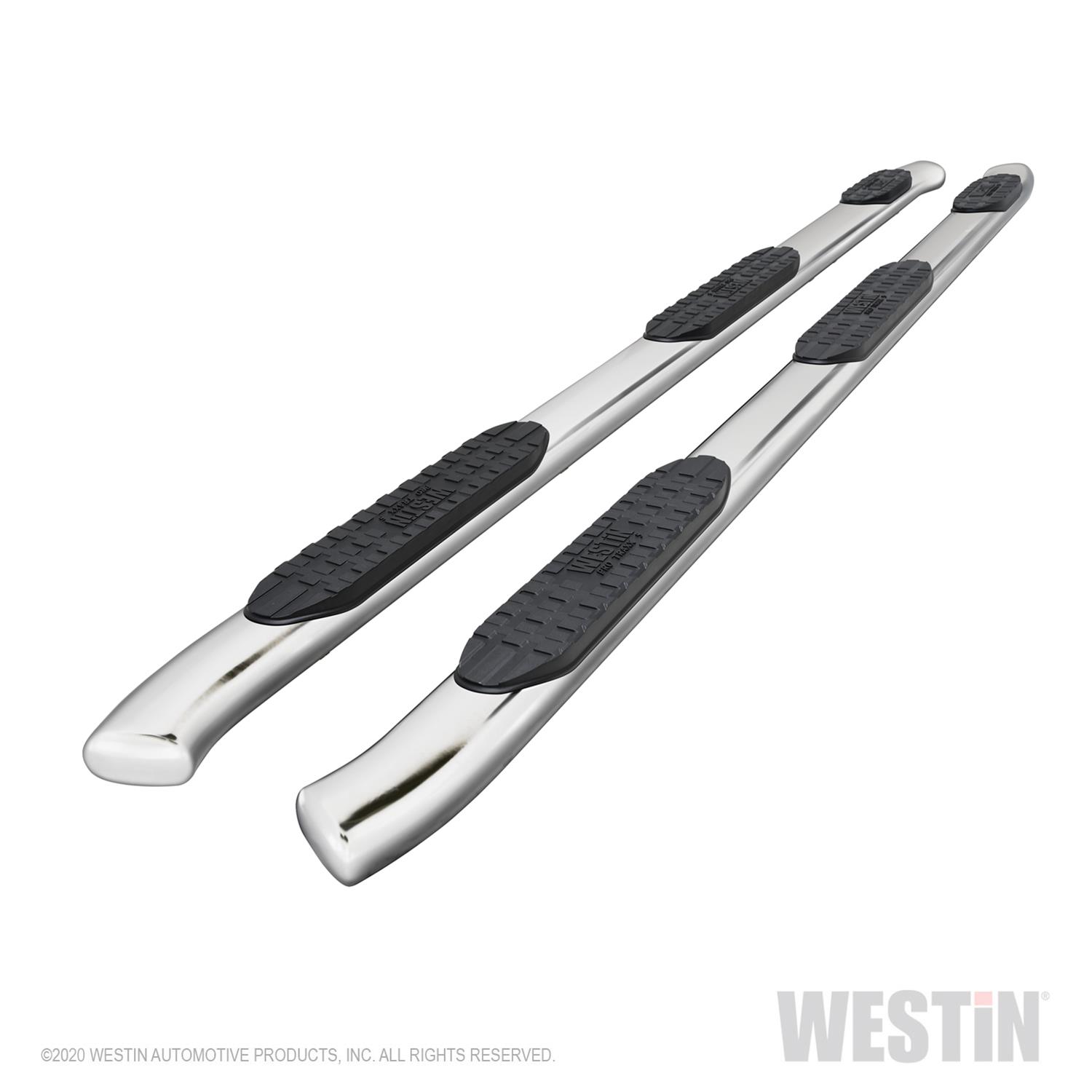 Westin 2020 Chevy Silverado 2500 Crew Cab (6.5ft Bed) PRO TRAXX Nerf Step Bars - Stainless Steel thumbnail 7