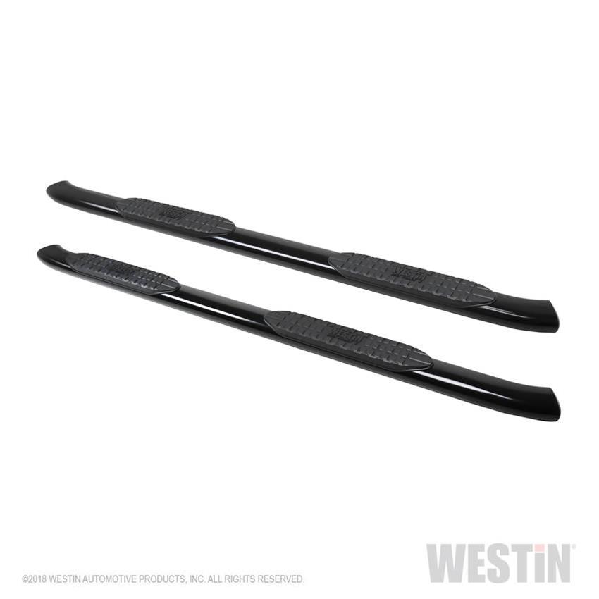 Westin 2019 Chevrolet Silverado/Sierra 1500 Crew Cab Non LD PRO TRAXX 5 Oval Nerf Step Bars - Black thumbnail 2