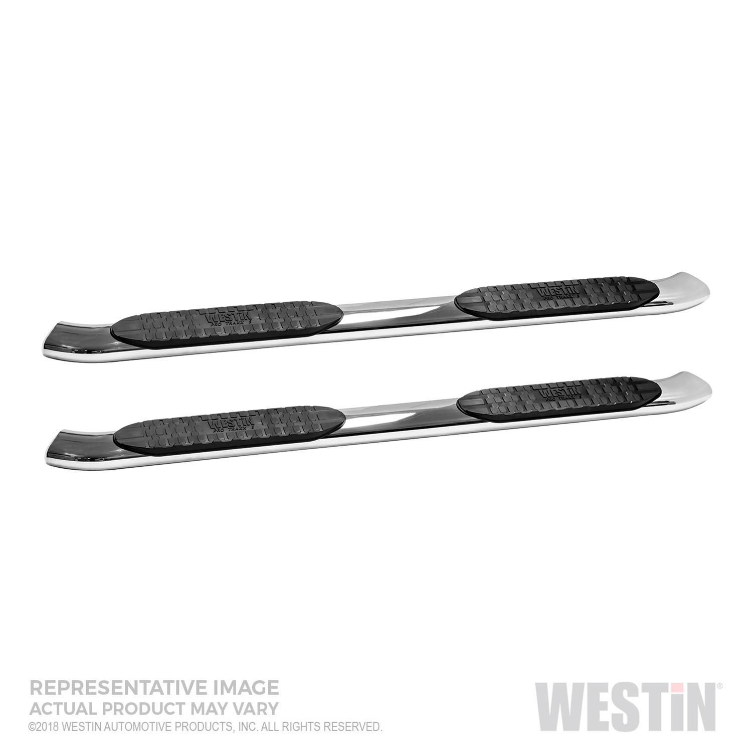 Westin 19-21 Ford Ranger SuperCab PRO TRAXX 5 Oval Nerf Step Bars - SS thumbnail 2