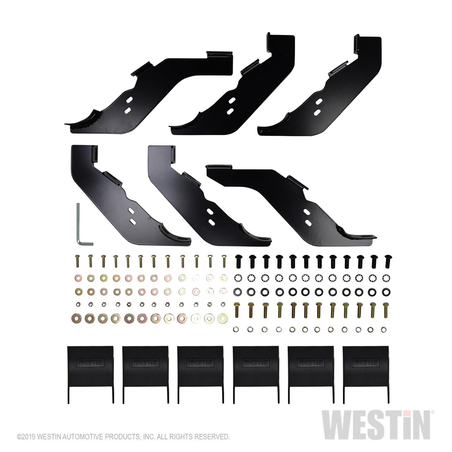 Westin 2019 Ford Ranger Supercrew PRO TRAXX 5 Oval Nerf Step Bars - Black thumbnail 3