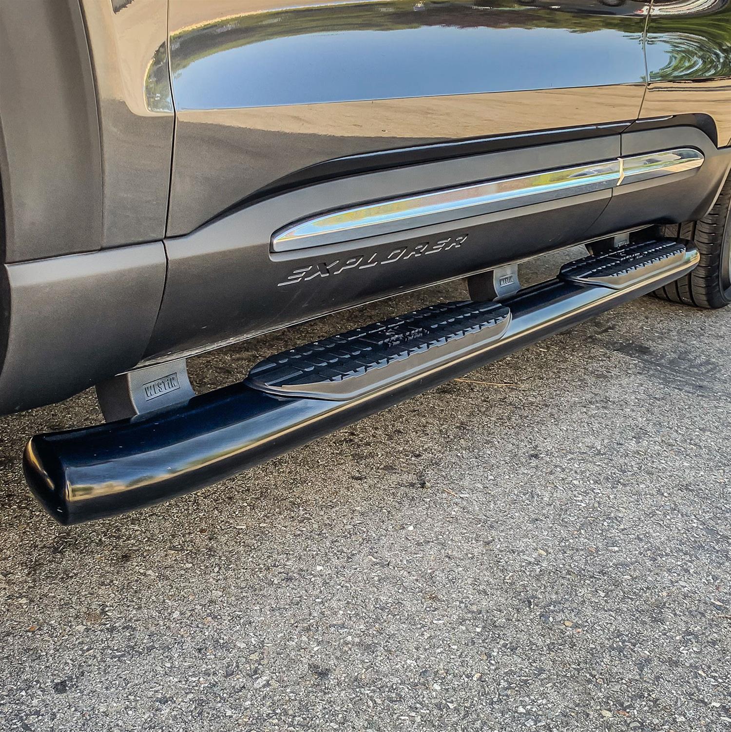 Westin 20-21 Ford Explorer PRO TRAXX 5 Oval Nerf Step Bars - Black