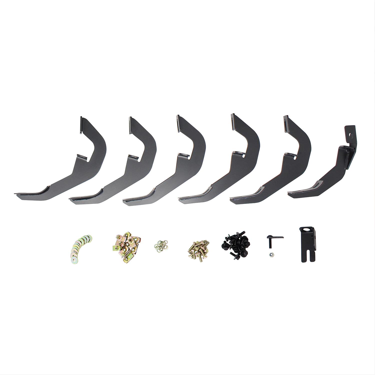Westin Pro Traxx 4 Oval Nerf Step Bars 21-63715 Bars, Bars, Traxx, Oval, Steel, Black Powdercoated, 6 in. Diameter, Chevy, GMC, Pair thumbnail 3
