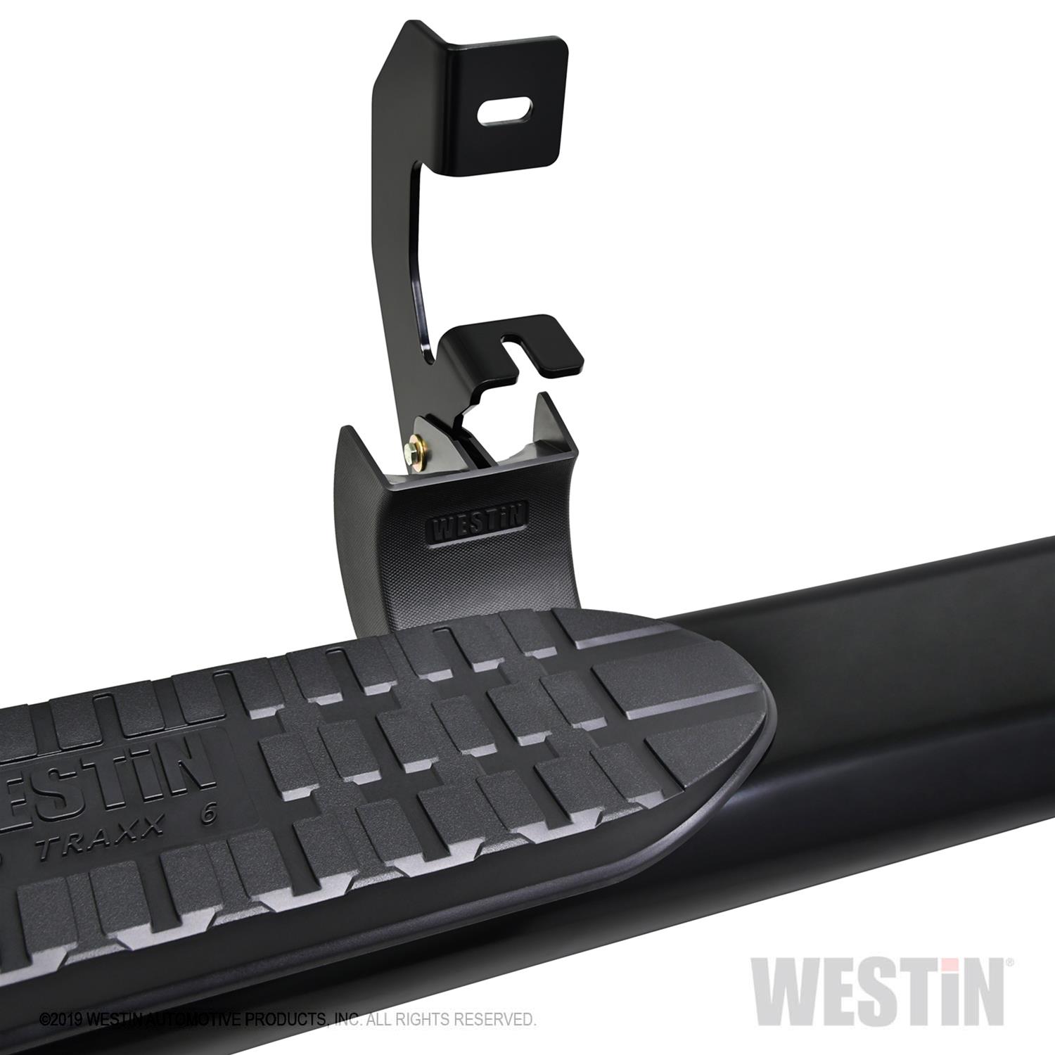 Westin Pro Traxx 6 Oval Nerf Step Bars 21-64125 Bars, Bars, 6, Steel, Black, Chevy, GMC, Pair thumbnail 2