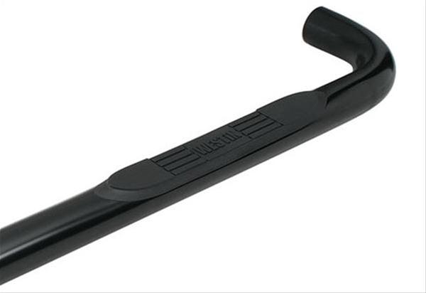 Westin 2014-2018 Chevy Silverado 1500 Dbl Cab (Rocker Mount) E-Series 3 Nerf Step Bars - Black thumbnail 2