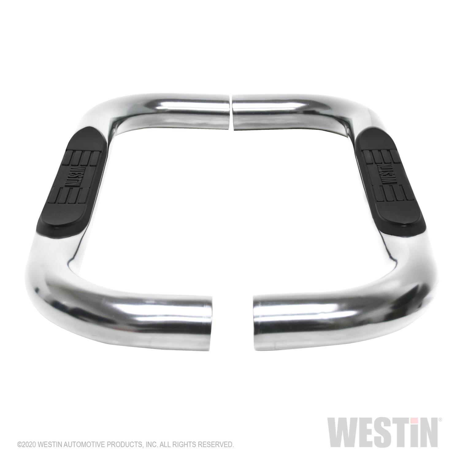Westin 19-20 Chevy/GMC Silverado/Sierra 1500 Regular Cab E-Series 3 Nerf Step Bars - Stainless Steel thumbnail 4