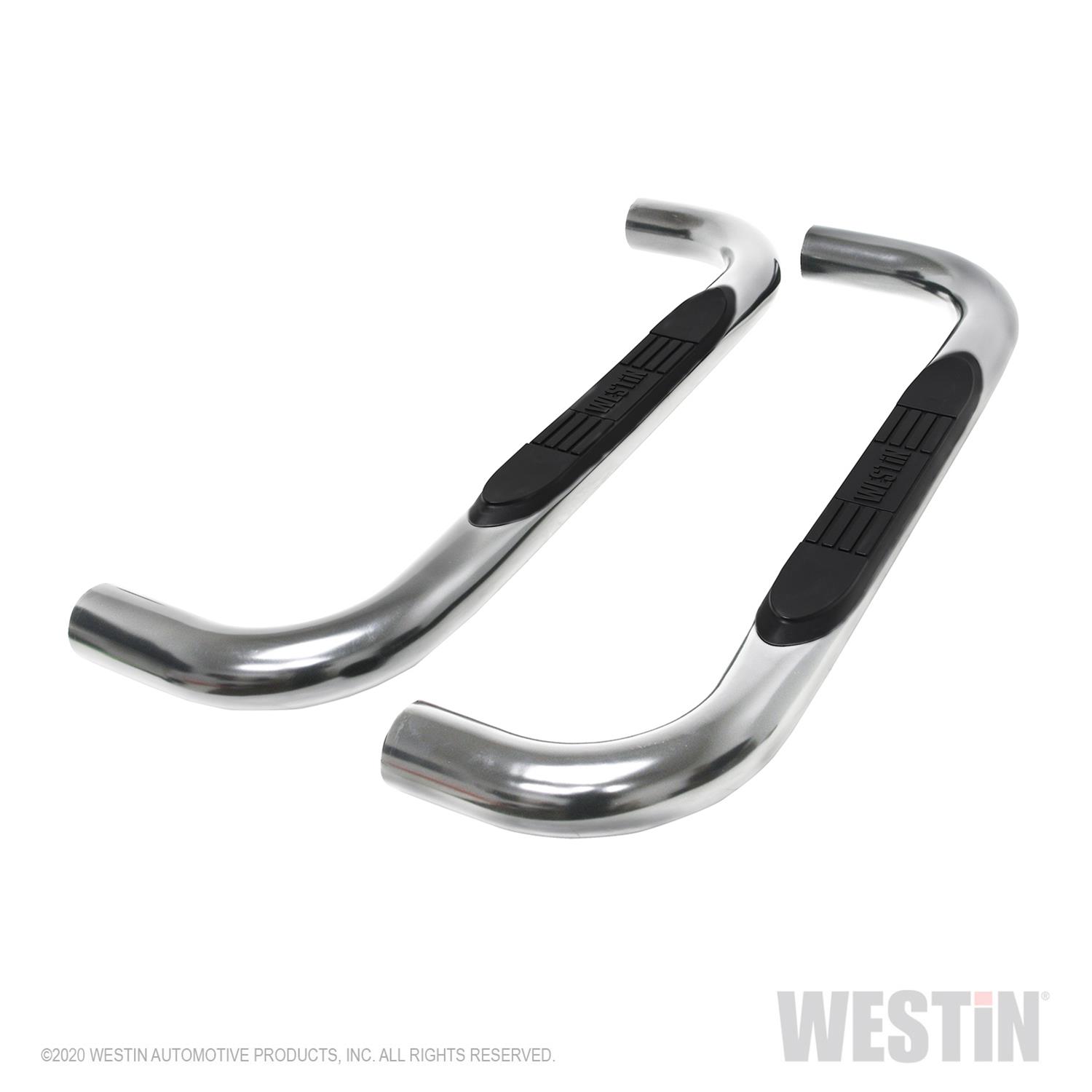 Westin 19-20 Chevy/GMC Silverado/Sierra 1500 Regular Cab E-Series 3 Nerf Step Bars - Stainless Steel thumbnail 5