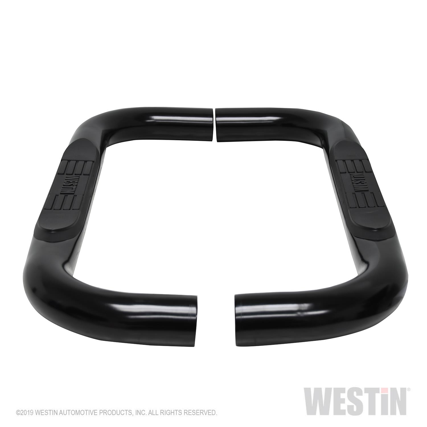 Westin 19-20 Chevy/GMC Silverado/Sierra 1500 Regular Cab E-Series 3 Nerf Step Bars - Black thumbnail 5