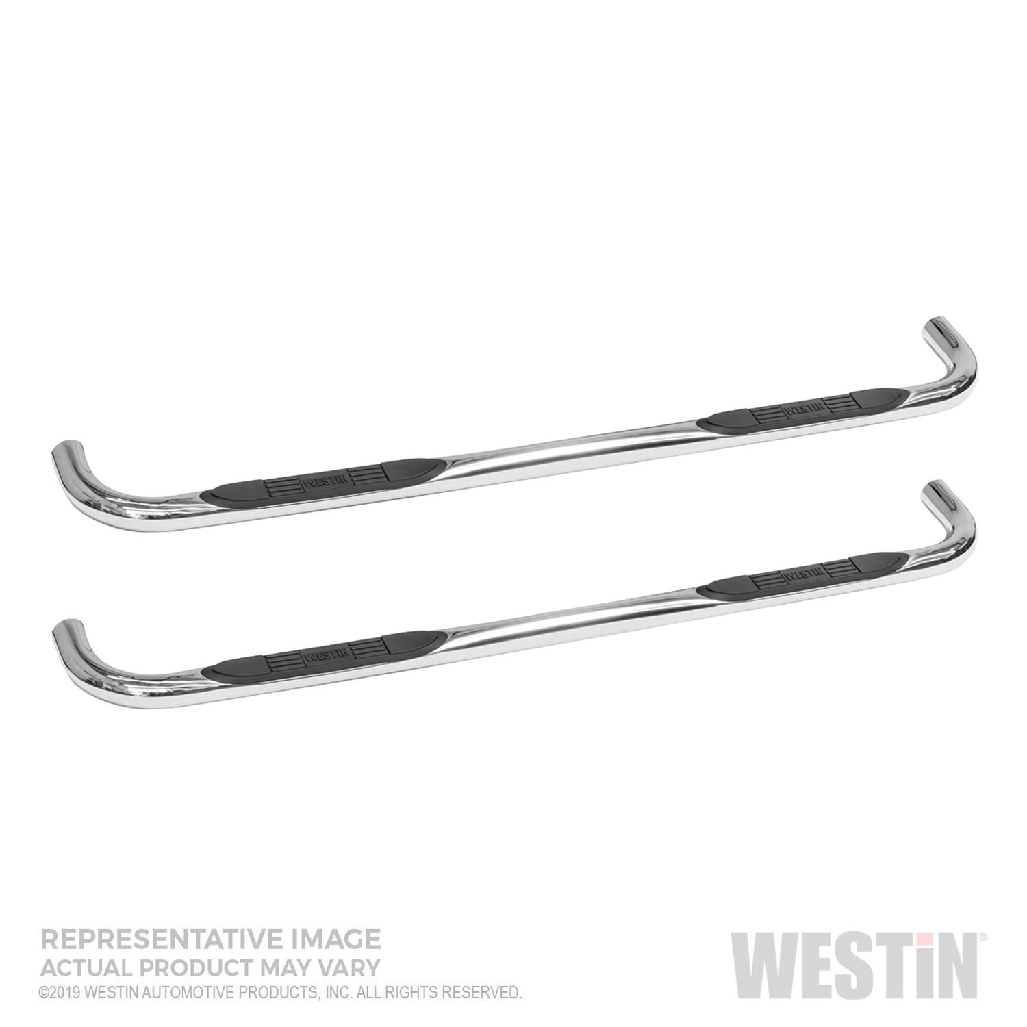 Westin 19-22 Chevrolet Silverado 1500 DC E-Series 3 Nerf Step Bars - SS thumbnail 2