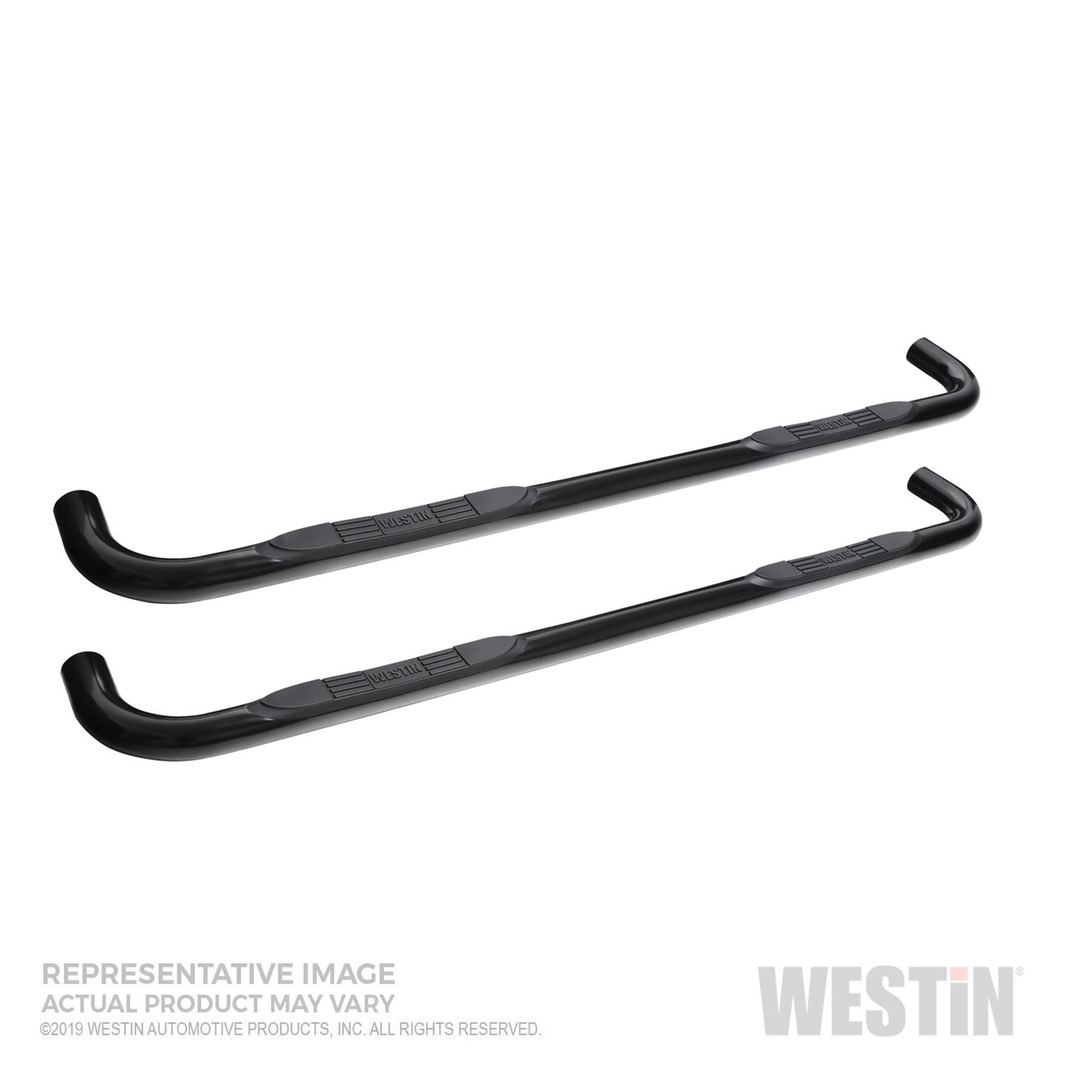 Westin 19-22 Chevrolet Silverado 1500 DC E-Series 3 Nerf Step Bars - Blk thumbnail 3