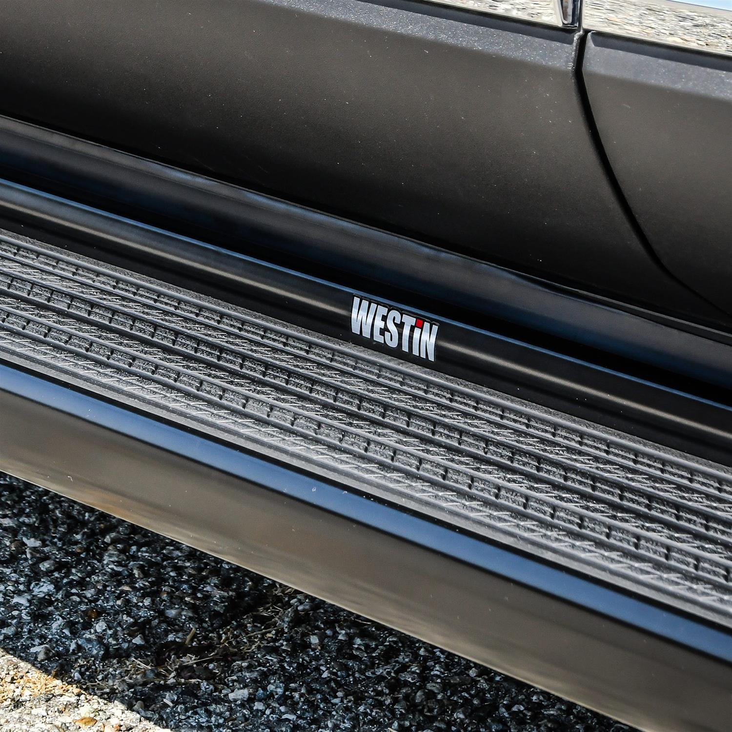 Westin SG6 Black Aluminum Running Boards 79 in thumbnail 4