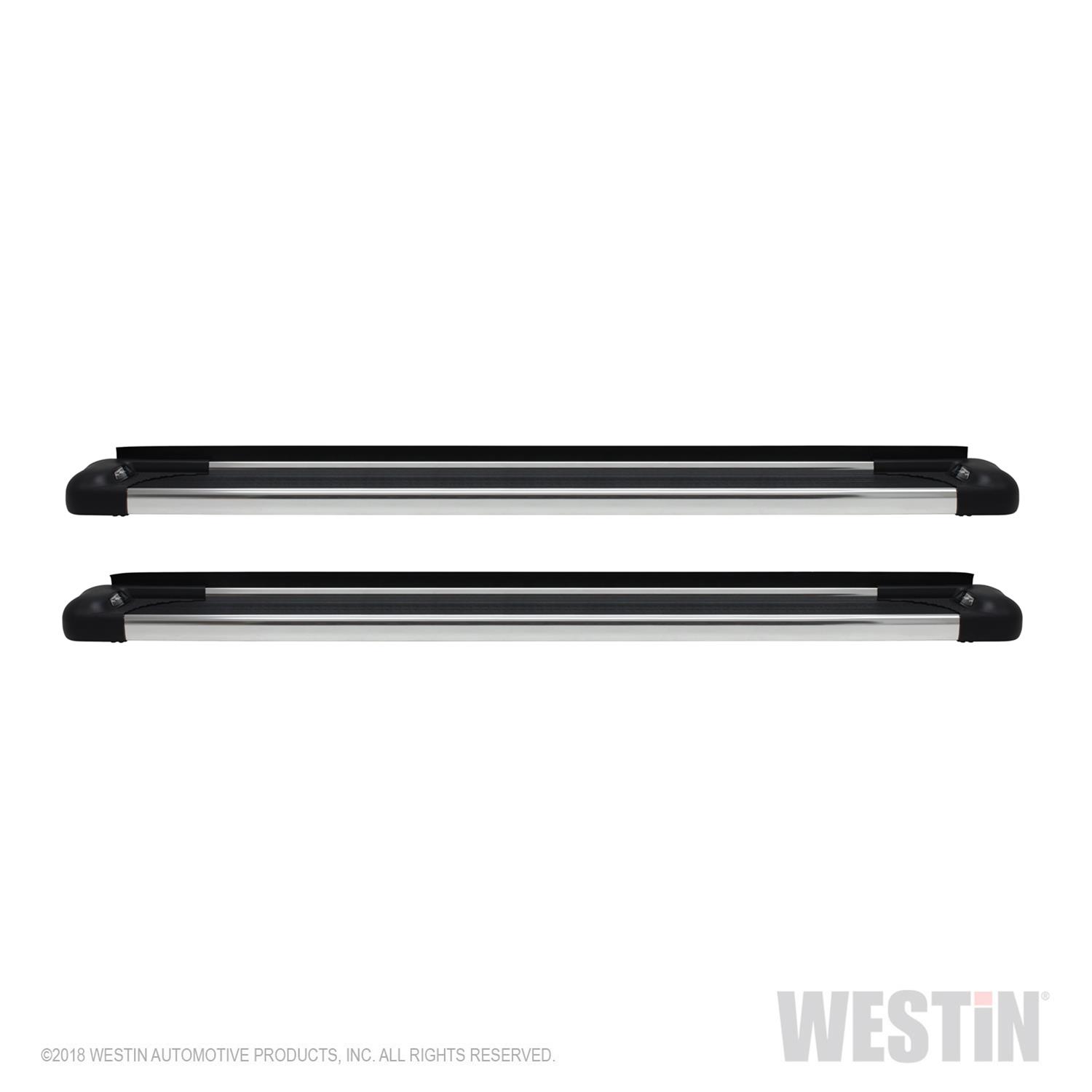 Westin SG6 Polished Aluminum Running Boards 85.50 in - Polished thumbnail 3