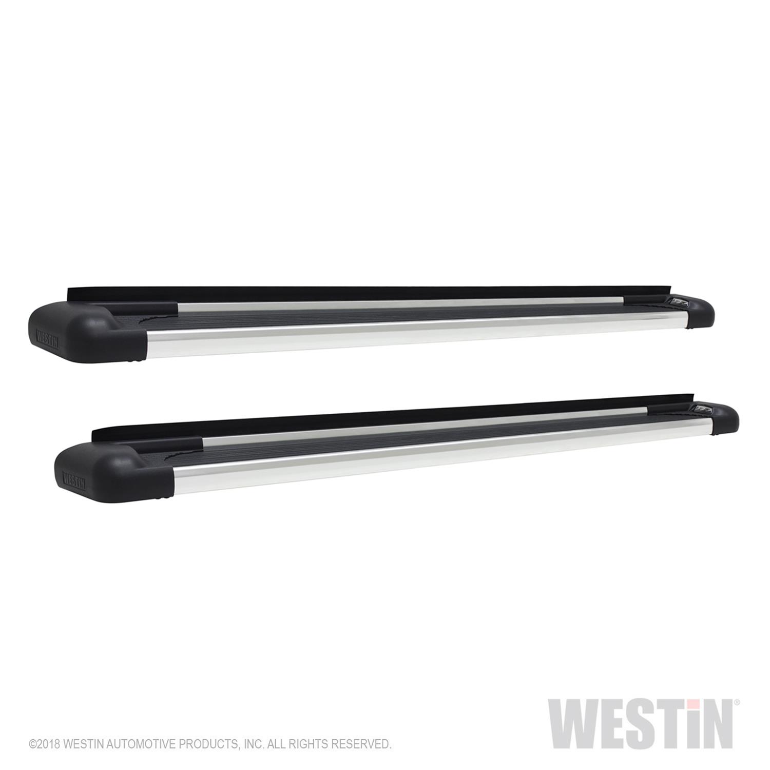 Westin SG6 Polished Aluminum Running Boards 85.50 in - Polished thumbnail 4