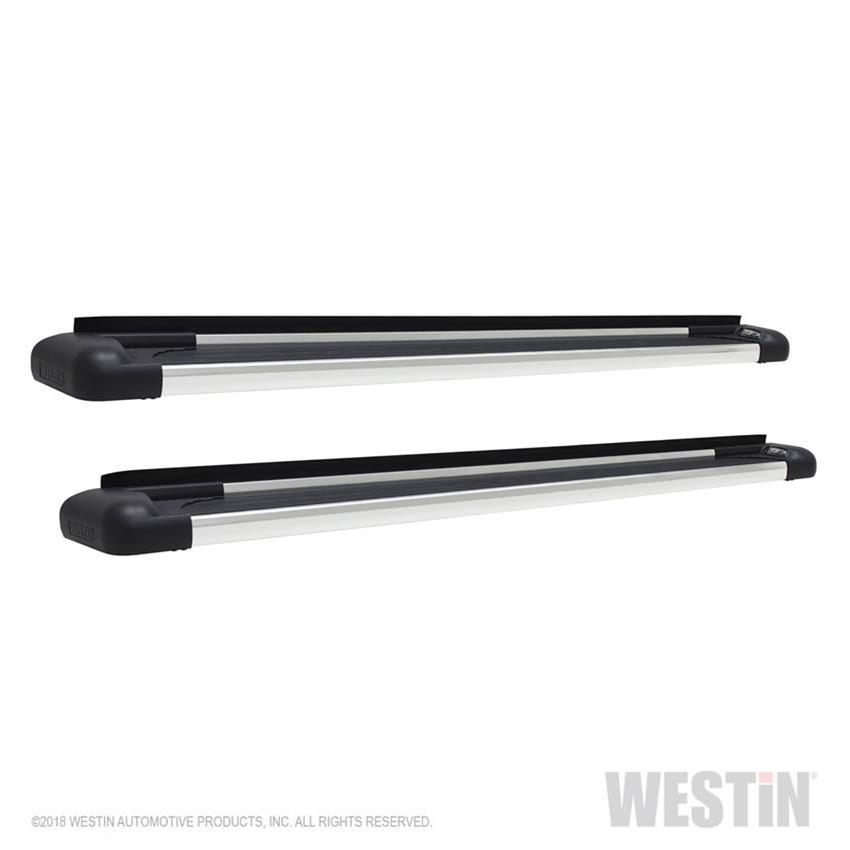 Westin SG6 LED Running Boards 27-65730 Boards, LED, Aluminum, Polished, 79 in. Length, Brackets Required, Chevy, Dodge, Ford, GMC, Isuzu, Mercury, for Nissan, Toyota, Pair