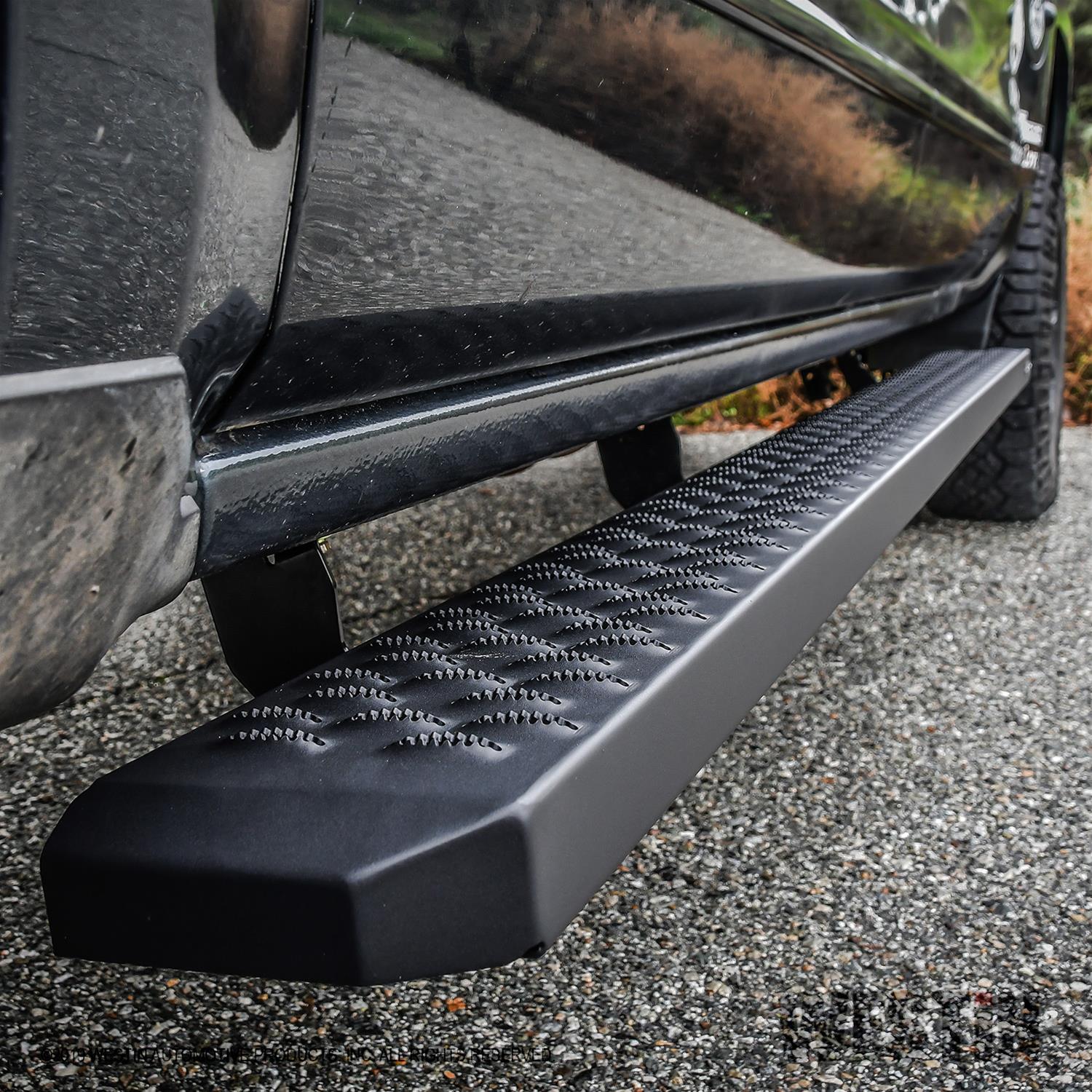 Westin Grate Steps Running Boards 86 in - Textured Black thumbnail 5