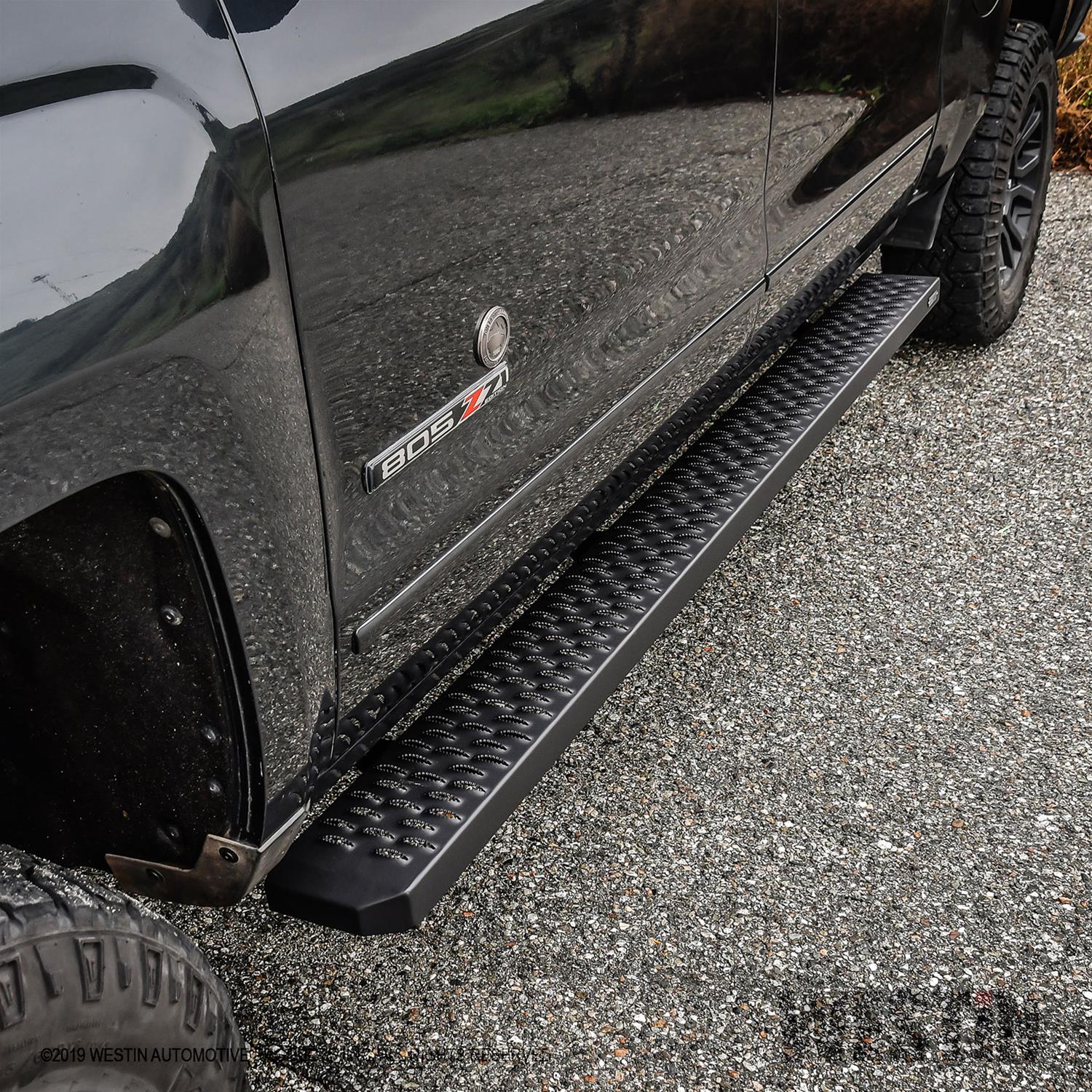 Westin Grate Steps Running Boards 86 in - Textured Black thumbnail 3