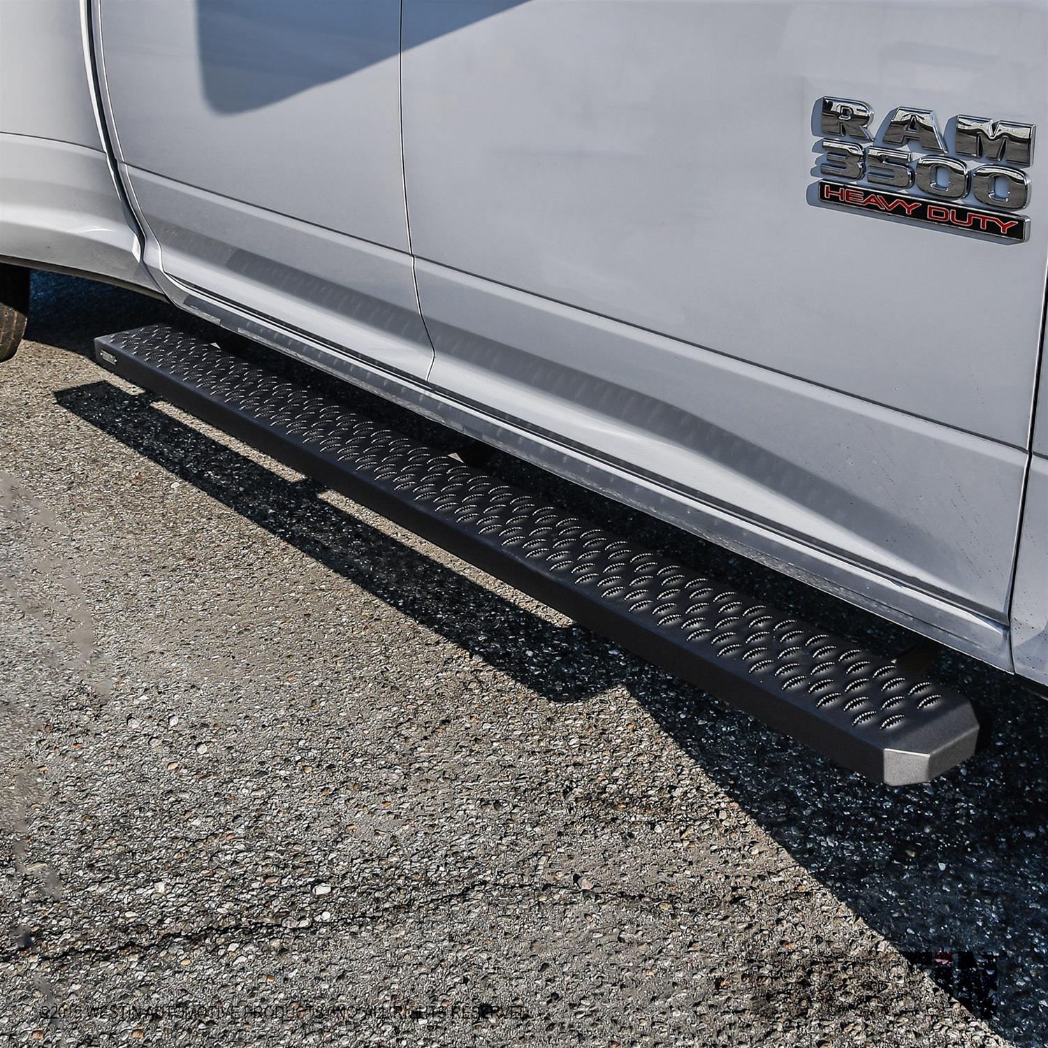 Westin Grate Steps Running Boards 83 in - Textured Black thumbnail 2