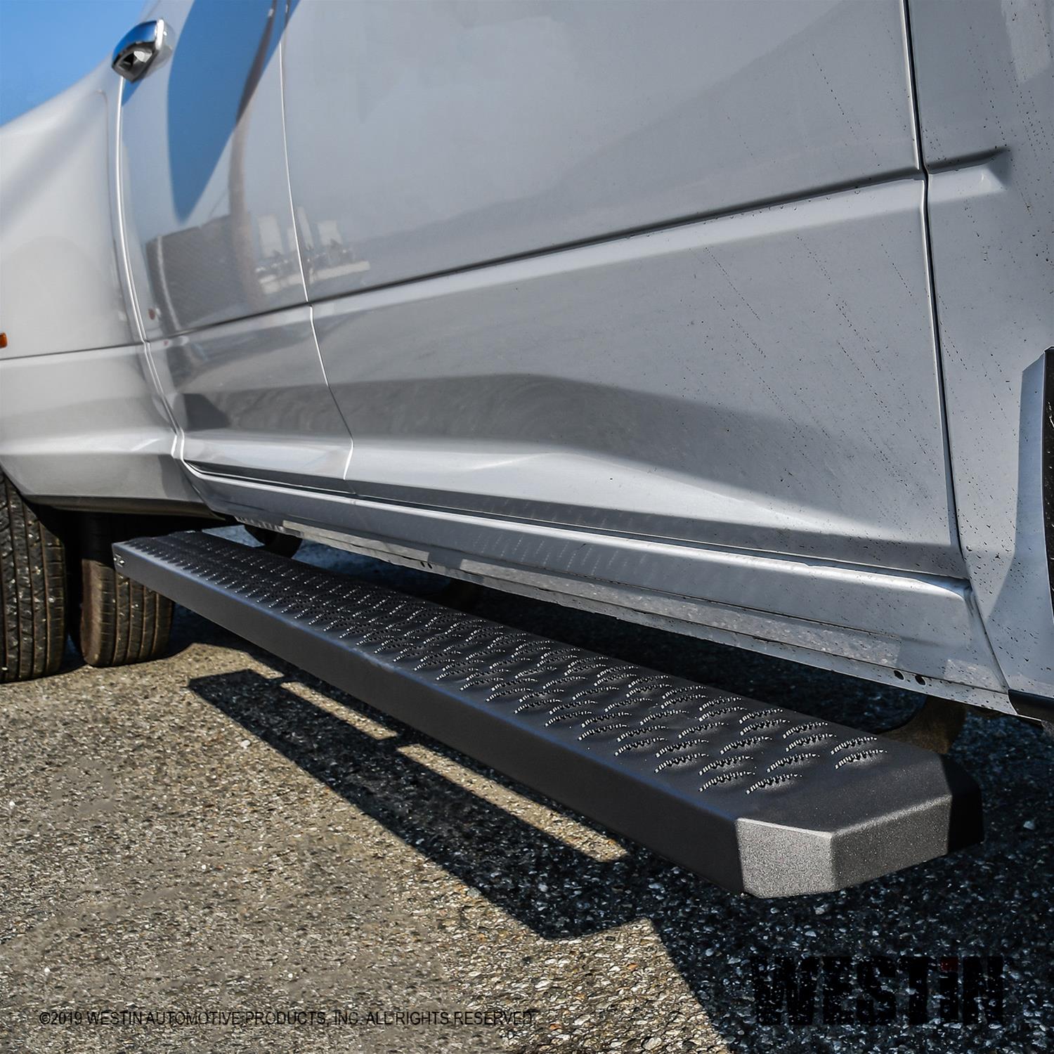 Westin Grate Steps Running Boards 83 in - Textured Black thumbnail 5