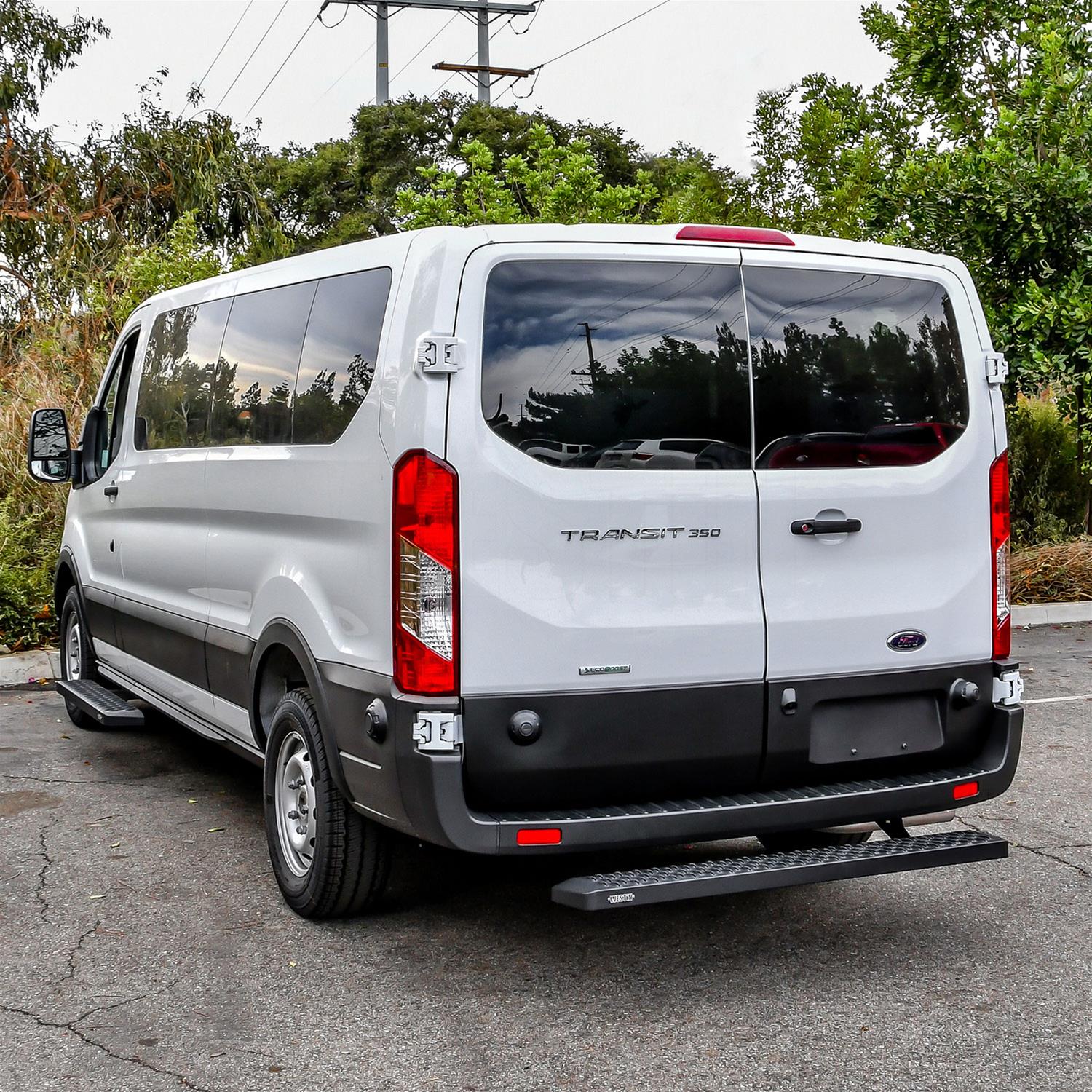 Westin Grate Steps Running Boards 27-80025 Boards, Steps, Rear, 54 in. Length, Steel, Black Powdercoated, Ford, Each thumbnail 2