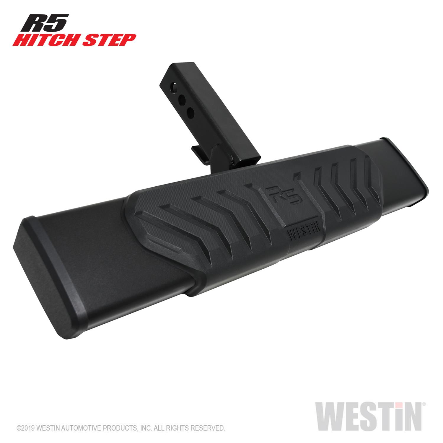 Westin R5 Hitch Step 27in Step 2in Receiver - Black thumbnail 2