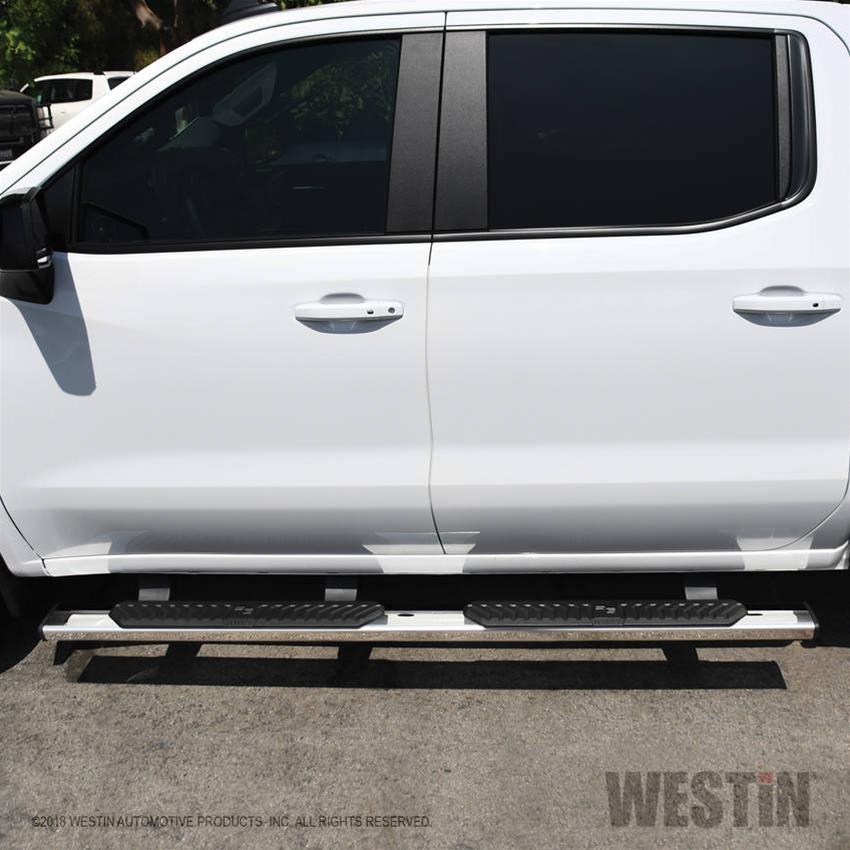 Westin 2019-2026 Chevrolet Silverado/Sierra 1500 Crew Cab R5 Nerf Step Bars - SS thumbnail 2