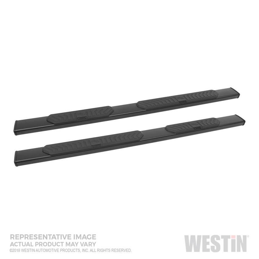 Westin 2019-2026 Chevrolet Silverado/Sierra 1500 Crew Cab R5 Nerf Step Bars - Black thumbnail 2